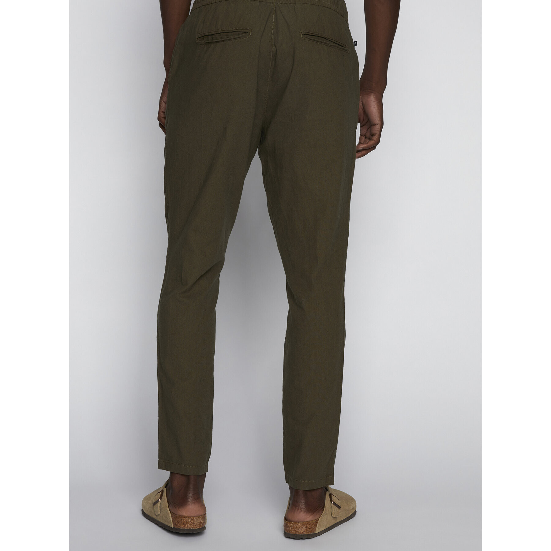 Matinique Pantaloni din material Barton 30206031 Verde Regular Fit - Pled.ro