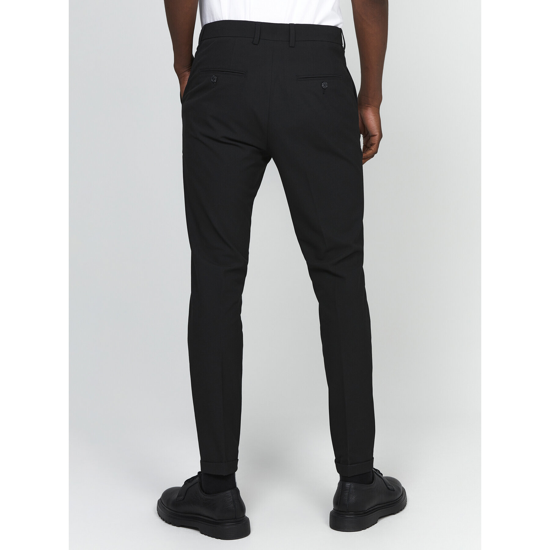 Matinique Pantaloni din material Liam 30205157 Negru Regular Fit - Pled.ro