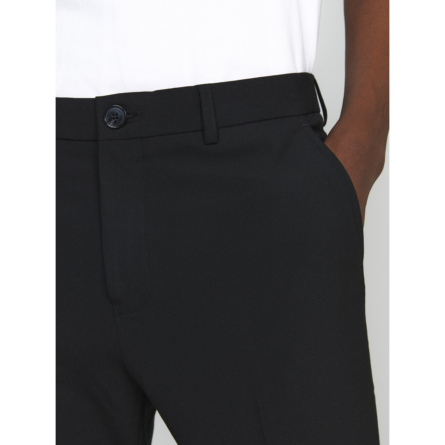 Matinique Pantaloni din material Liam 30205157 Negru Regular Fit - Pled.ro