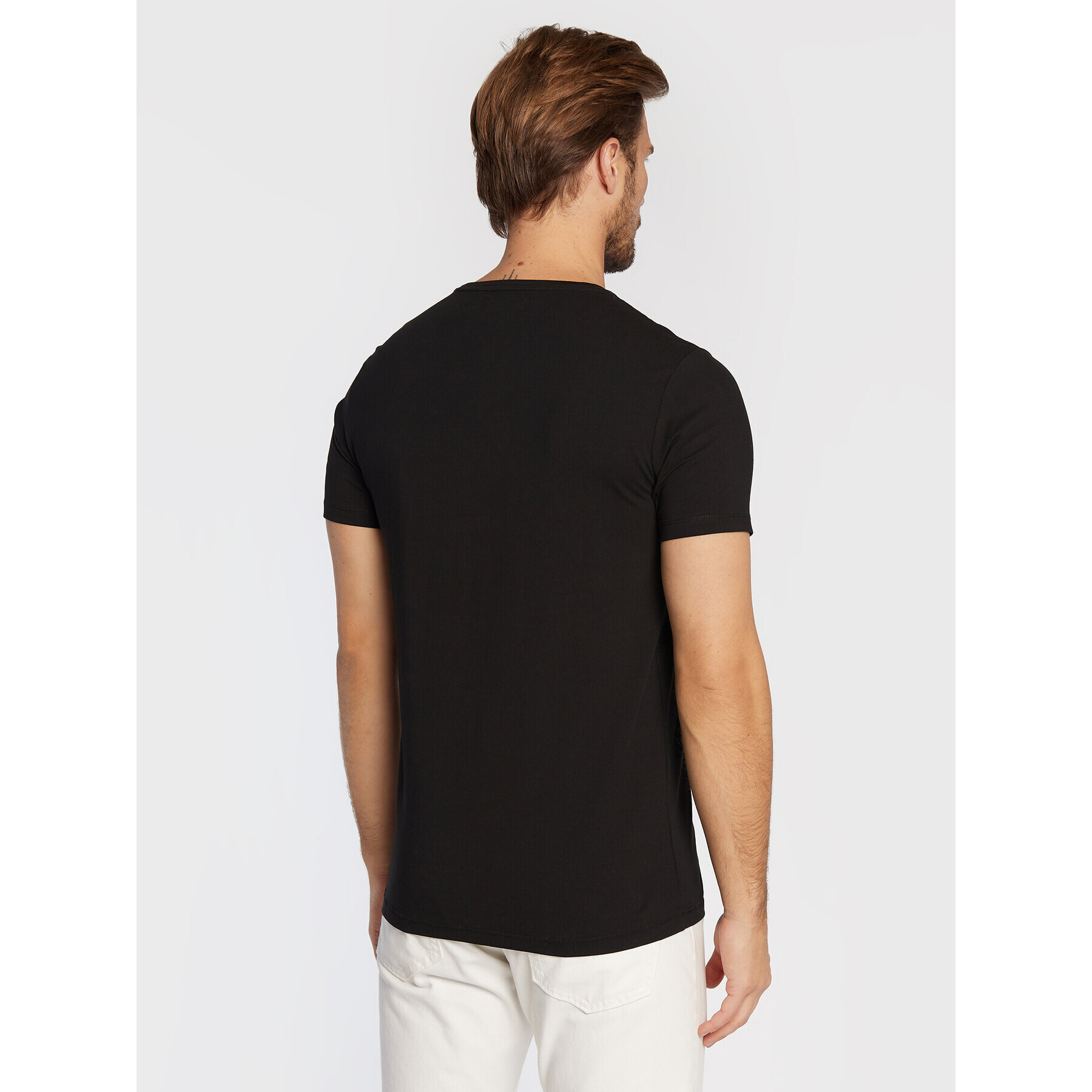 Matinique Tricou Jermalink 30200604 Negru Regular Fit - Pled.ro