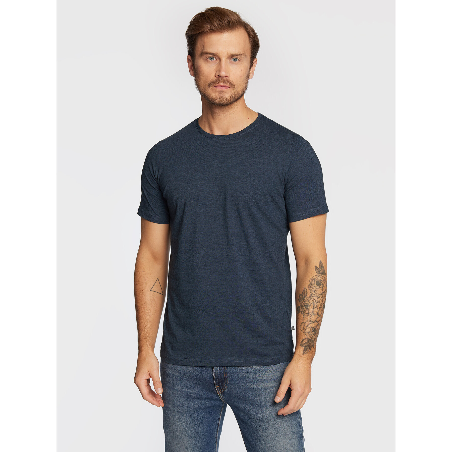 Matinique Tricou Jermane 30204781 Bleumarin Regular Fit - Pled.ro