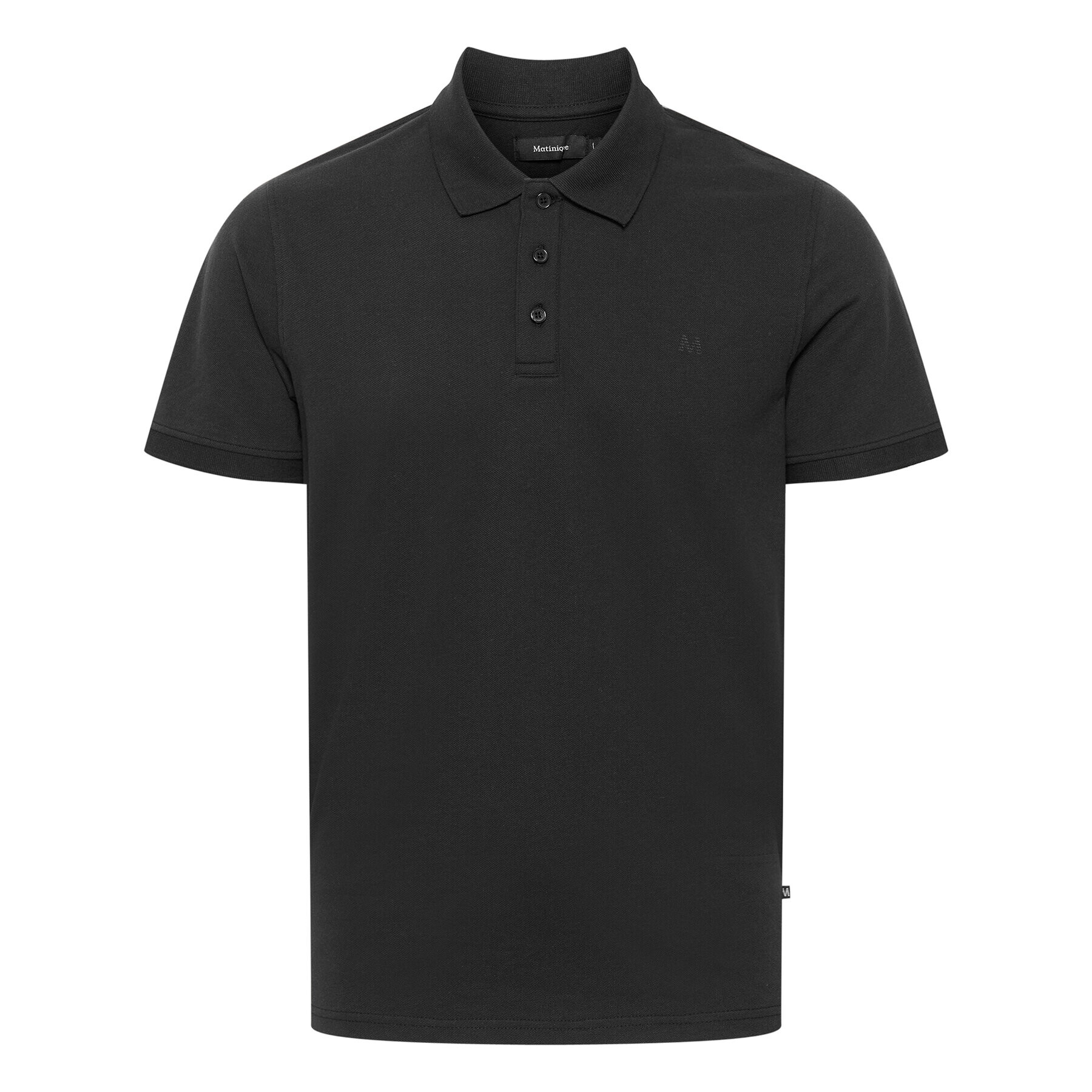 Matinique Tricou polo 30206461 Negru Regular Fit - Pled.ro