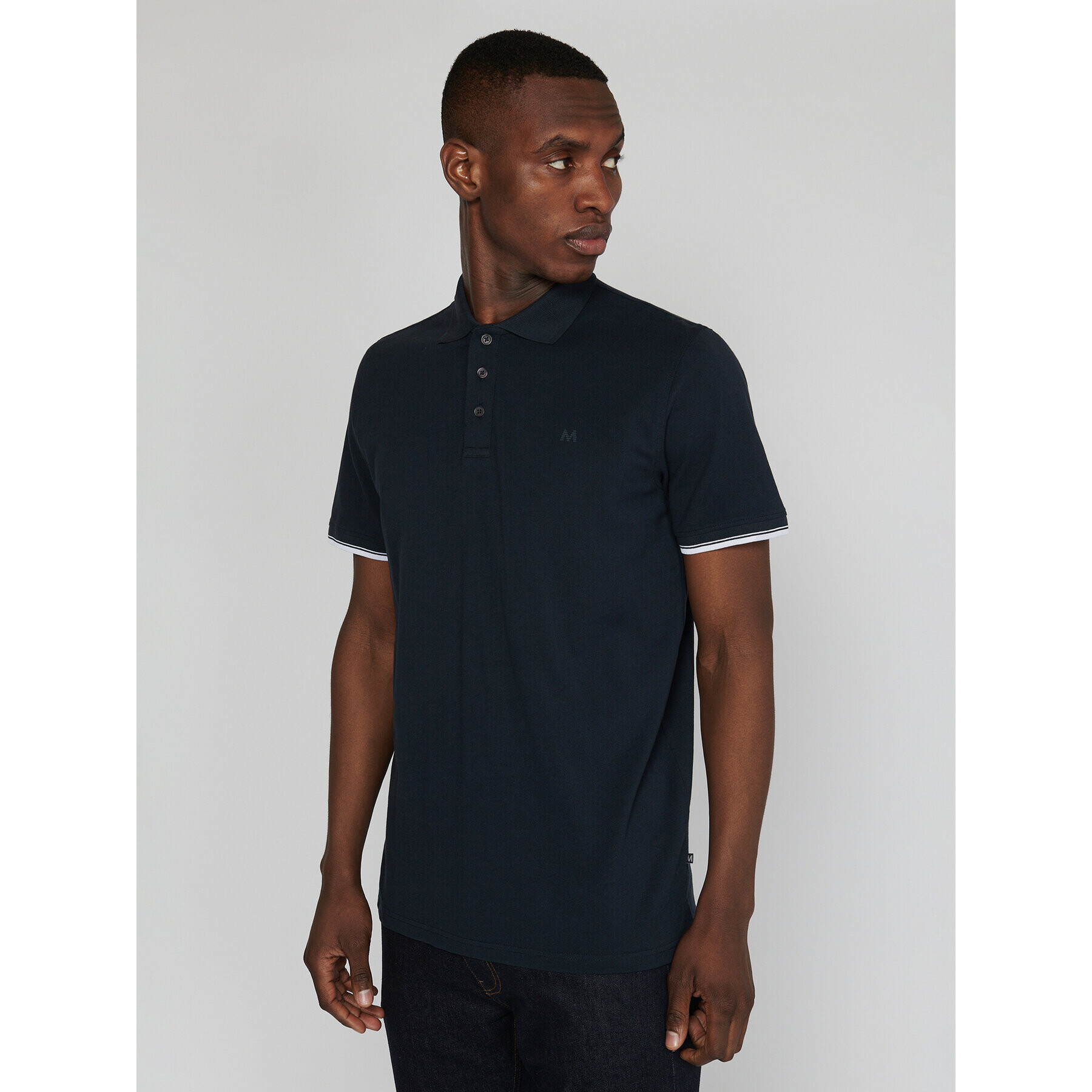 Matinique Tricou polo 30206527 Bleumarin Regular Fit - Pled.ro