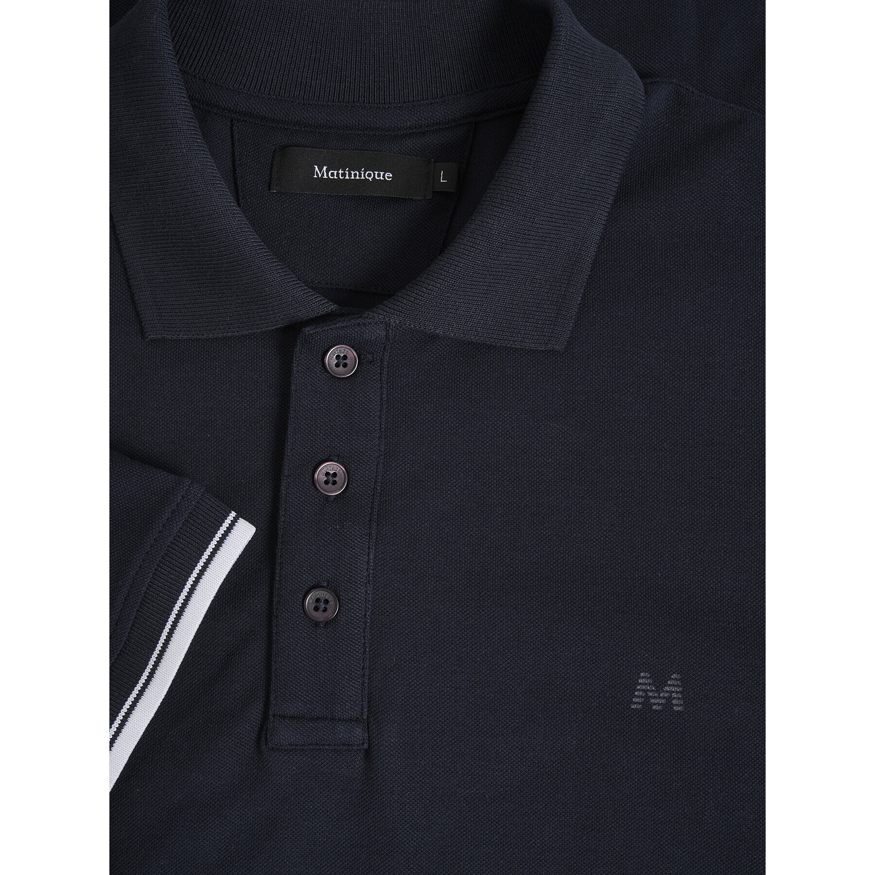 Matinique Tricou polo 30206527 Bleumarin Regular Fit - Pled.ro