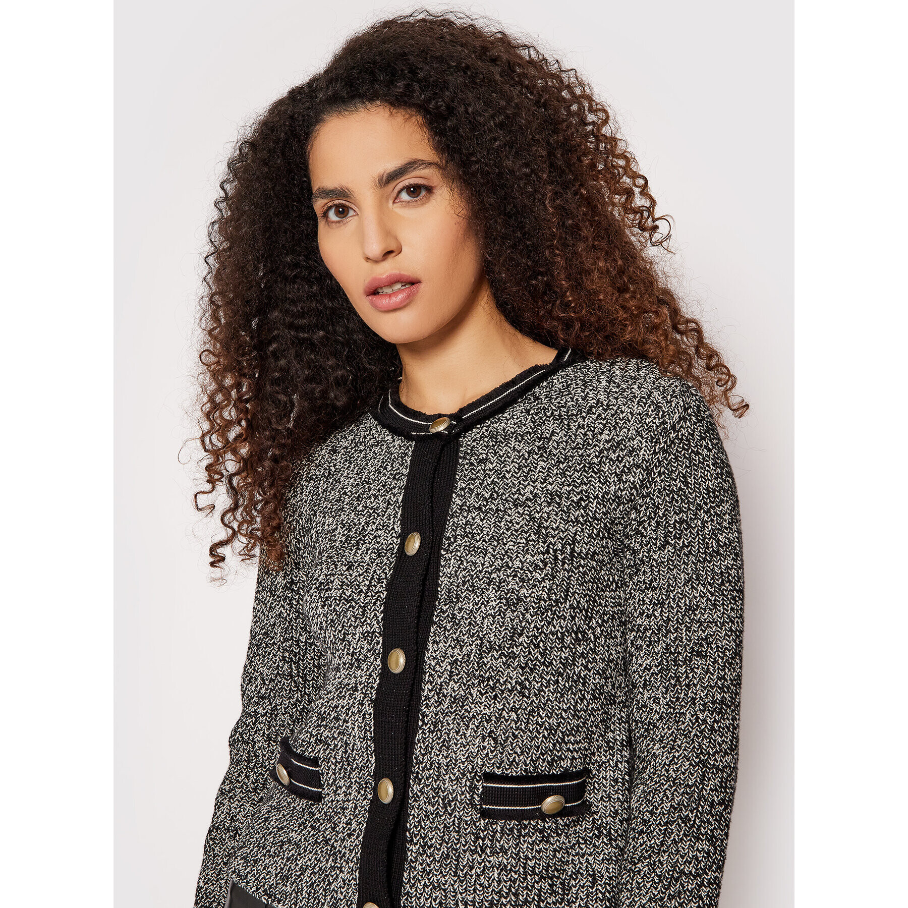 MAX&Co. Cardigan Palmato 73418622 Negru Regular Fit - Pled.ro