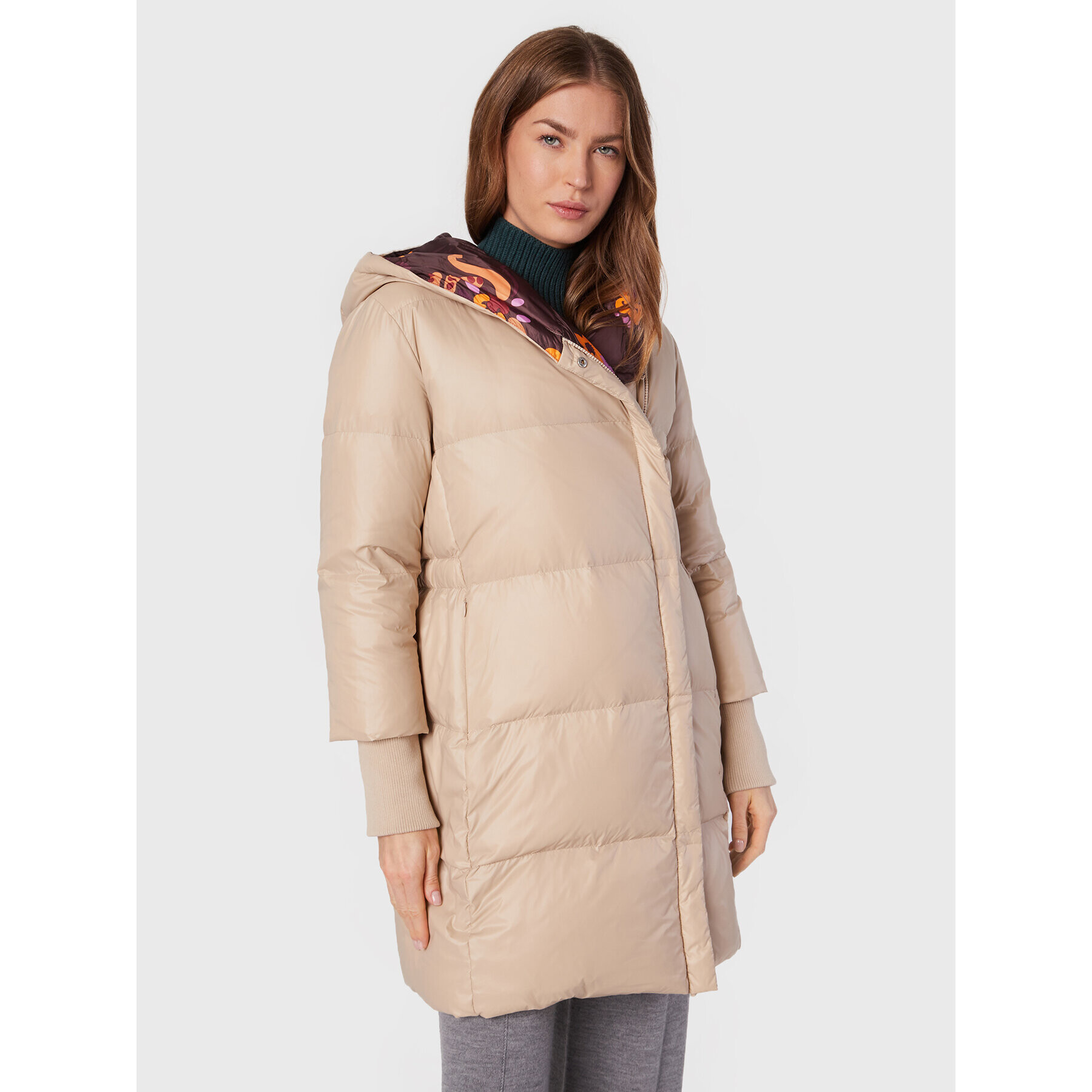 MAX&Co. Geacă din puf Sconto 74940122 Bej Regular Fit - Pled.ro