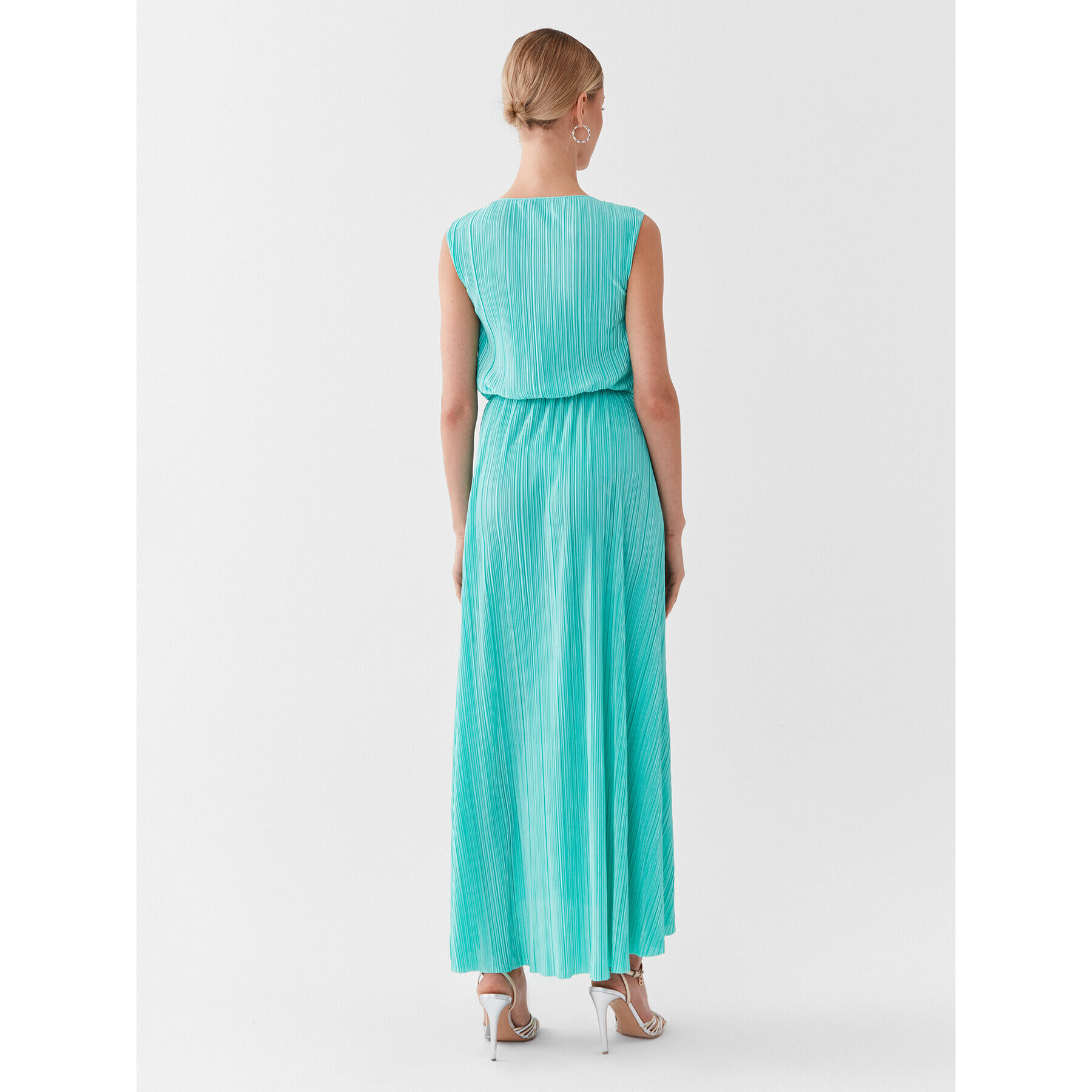 MAX&Co. Rochie cocktail Cruna 76211723 Verde Slim Fit - Pled.ro