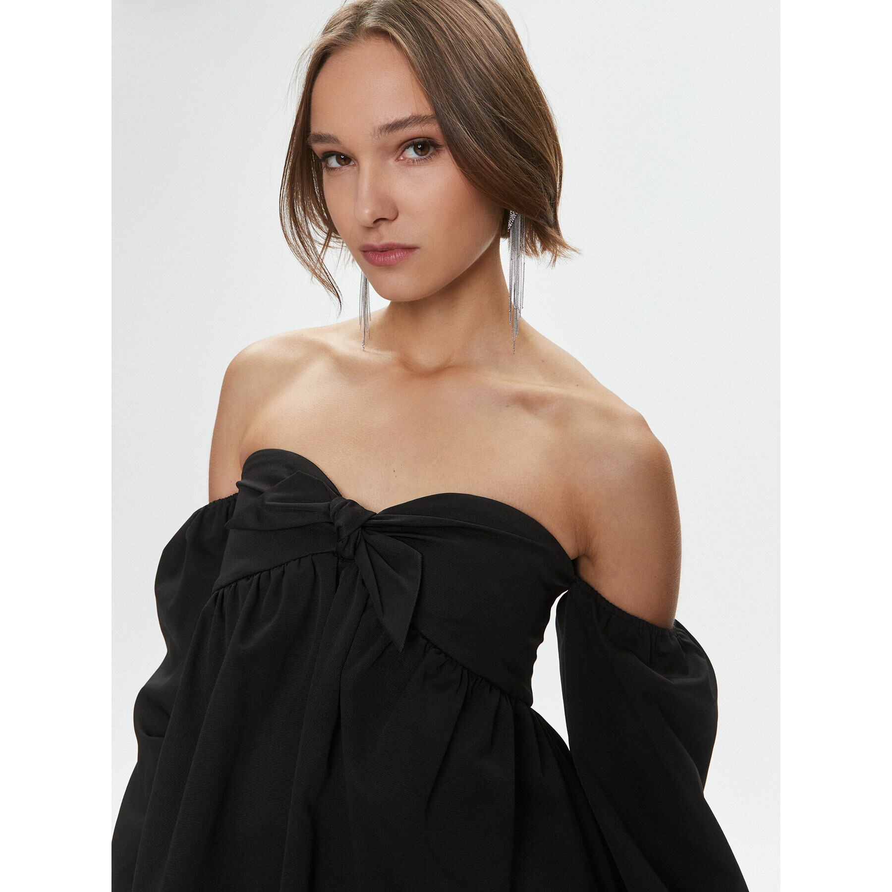 MAX&Co. Rochie cocktail Emblema 72242023 Negru Regular Fit - Pled.ro