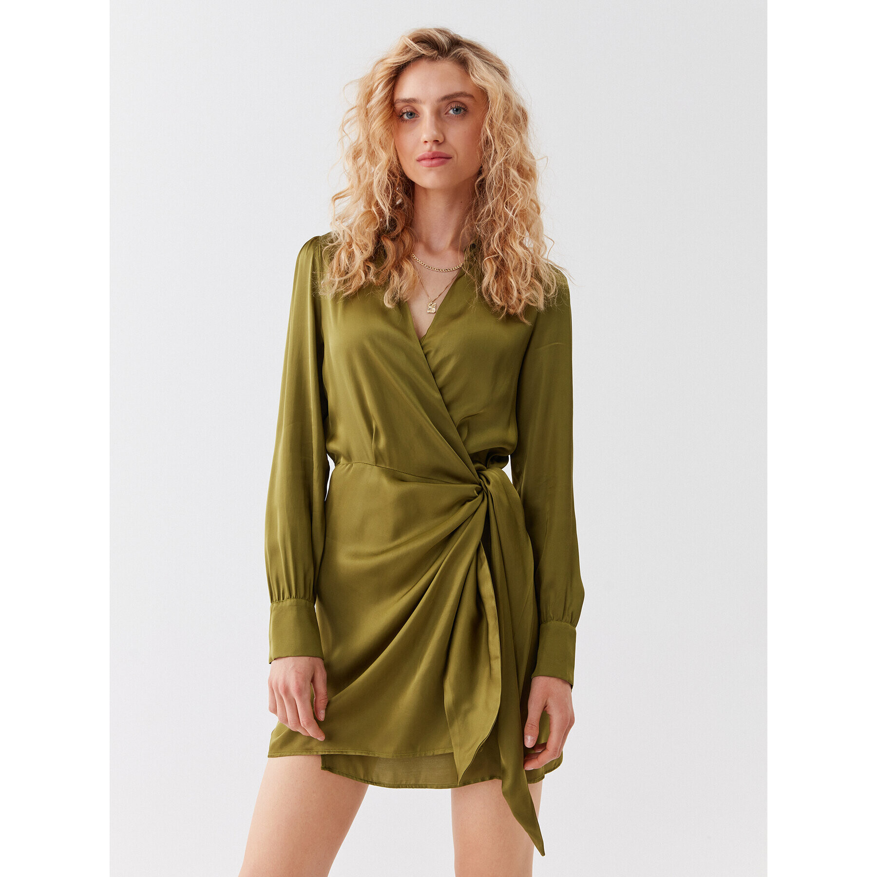 MAX&Co. Rochie tip cămașă Ditta 72241023 Verde Regular Fit - Pled.ro