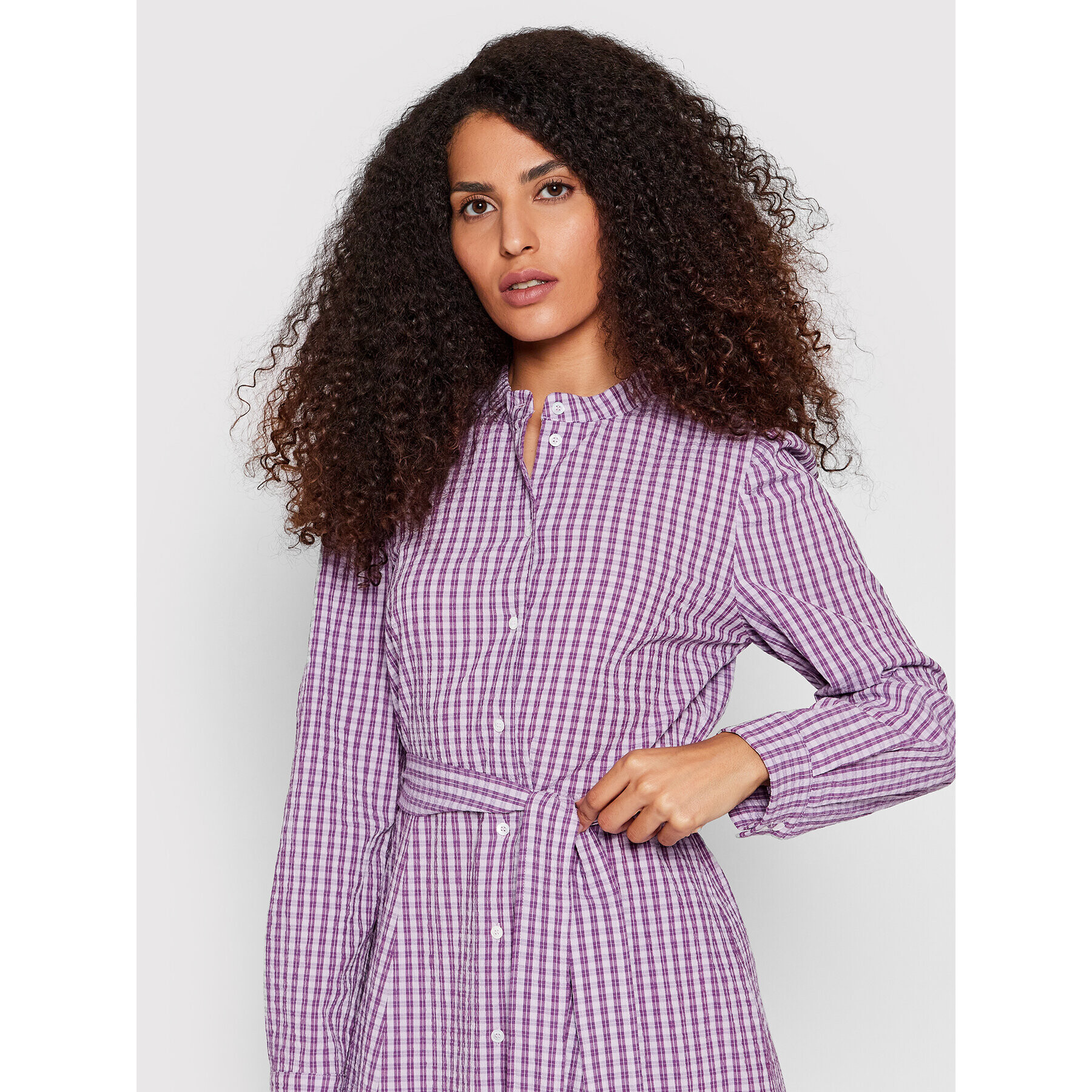 MAX&Co. Rochie tip cămașă Elios 72212322 Violet Regular Fit - Pled.ro