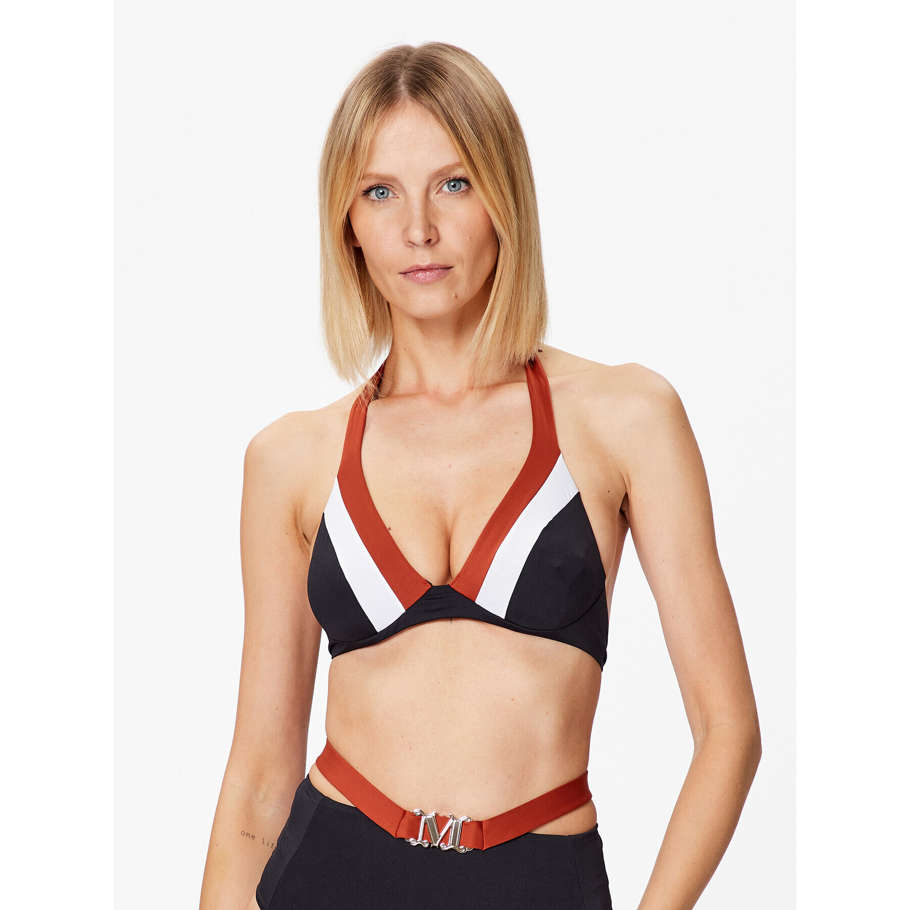 Max Mara Beachwear Bikini partea de sus Abigail 2338211738 Negru - Pled.ro