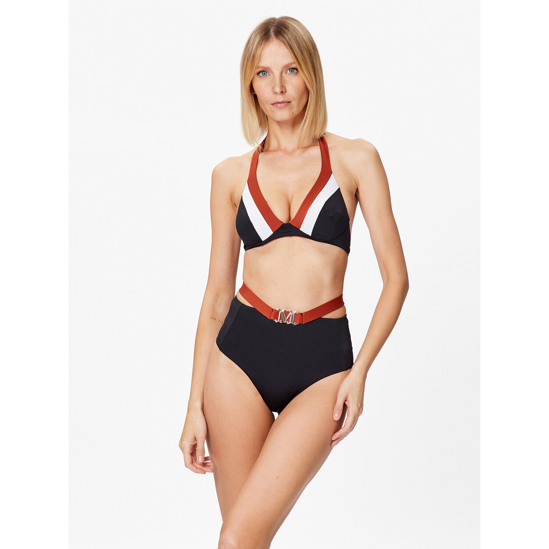 Max Mara Beachwear Bikini partea de sus Abigail 2338211738 Negru - Pled.ro