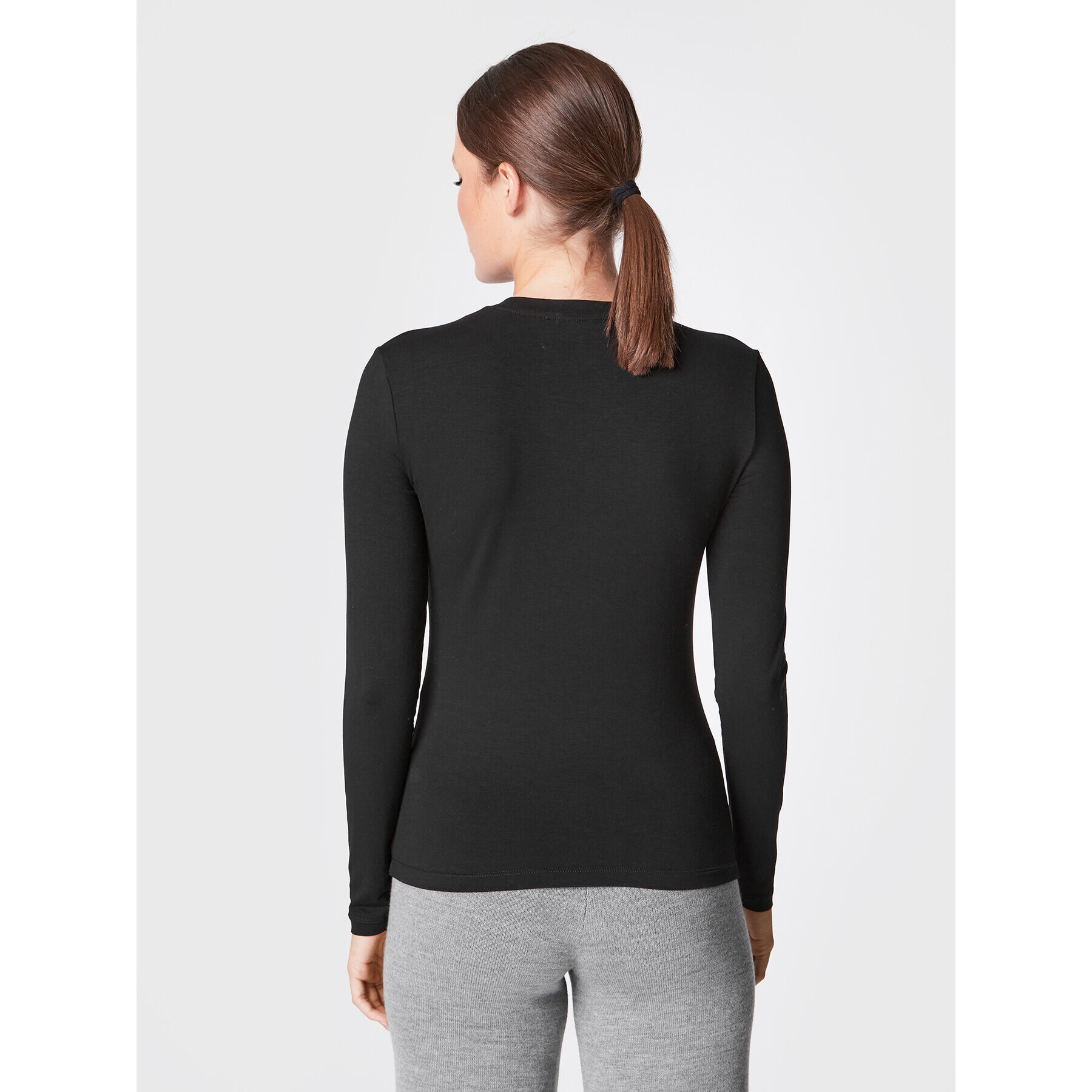 Max Mara Leisure Bluză Livigno 39760126 Negru Regular Fit - Pled.ro