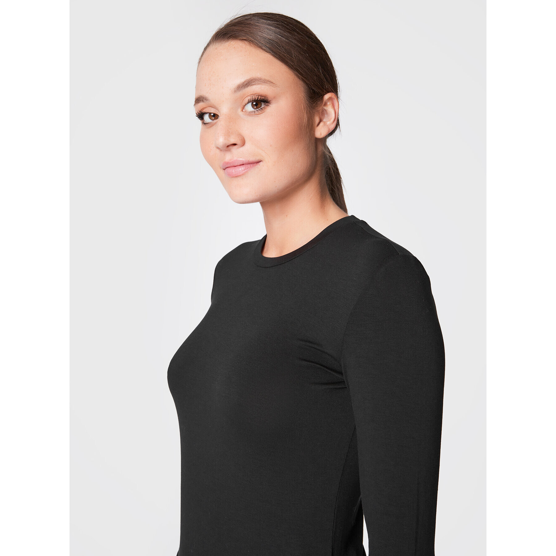 Max Mara Leisure Bluză Livigno 39760126 Negru Regular Fit - Pled.ro