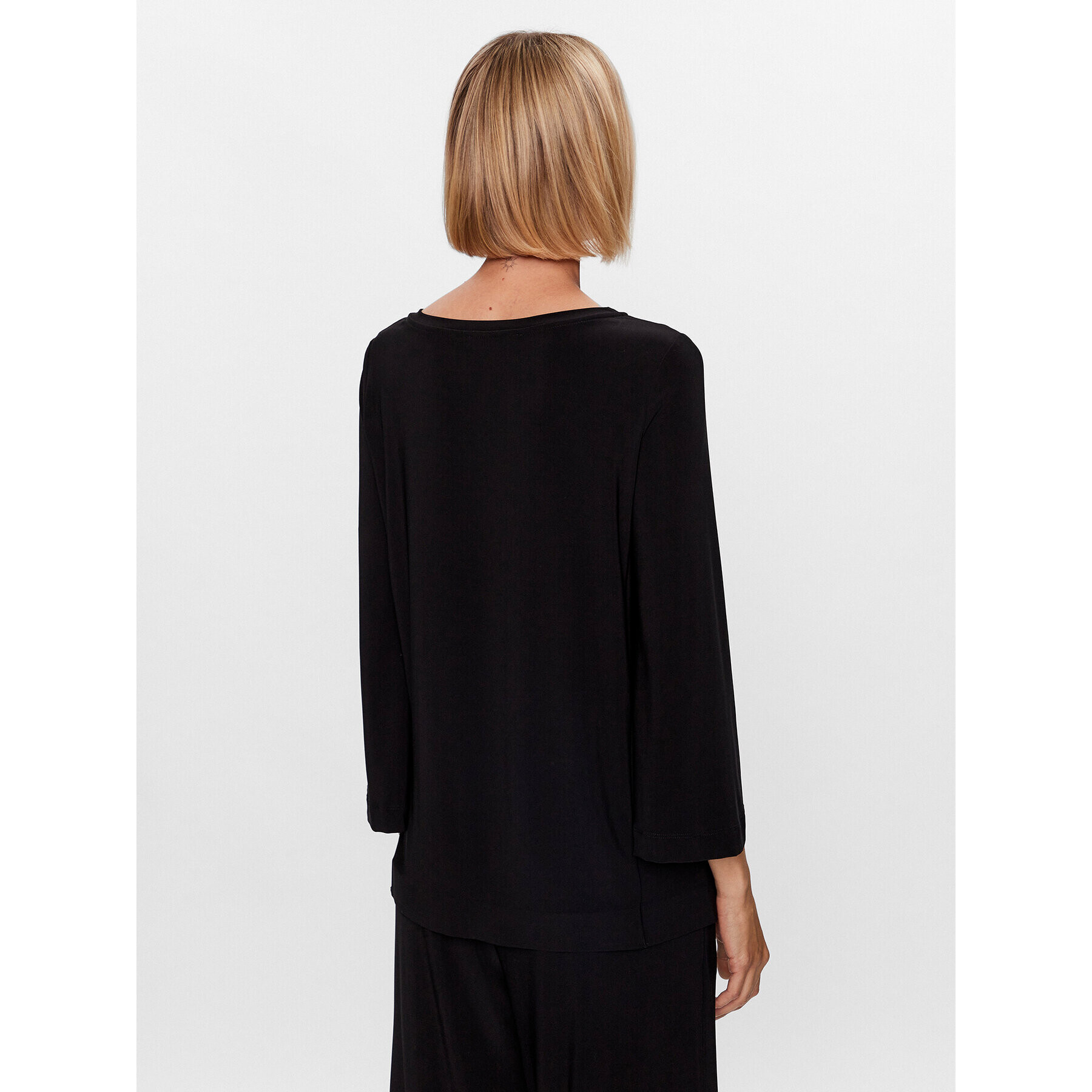 Max Mara Leisure Bluză Pampas 23394603 Negru Relaxed Fit - Pled.ro