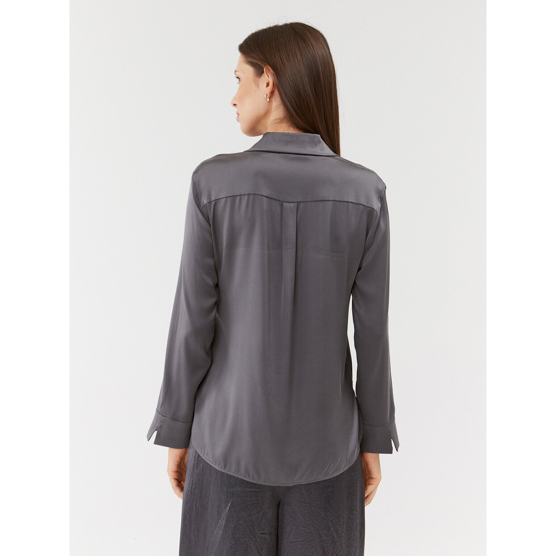 Max Mara Leisure Cămașă Ofridi 2331160136 Gri Regular Fit - Pled.ro