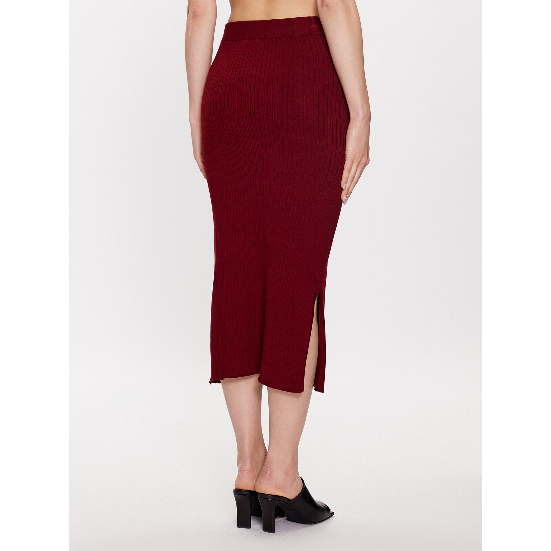 Max Mara Leisure Fustă midi Orosei 2333060134 Vișiniu Regular Fit - Pled.ro