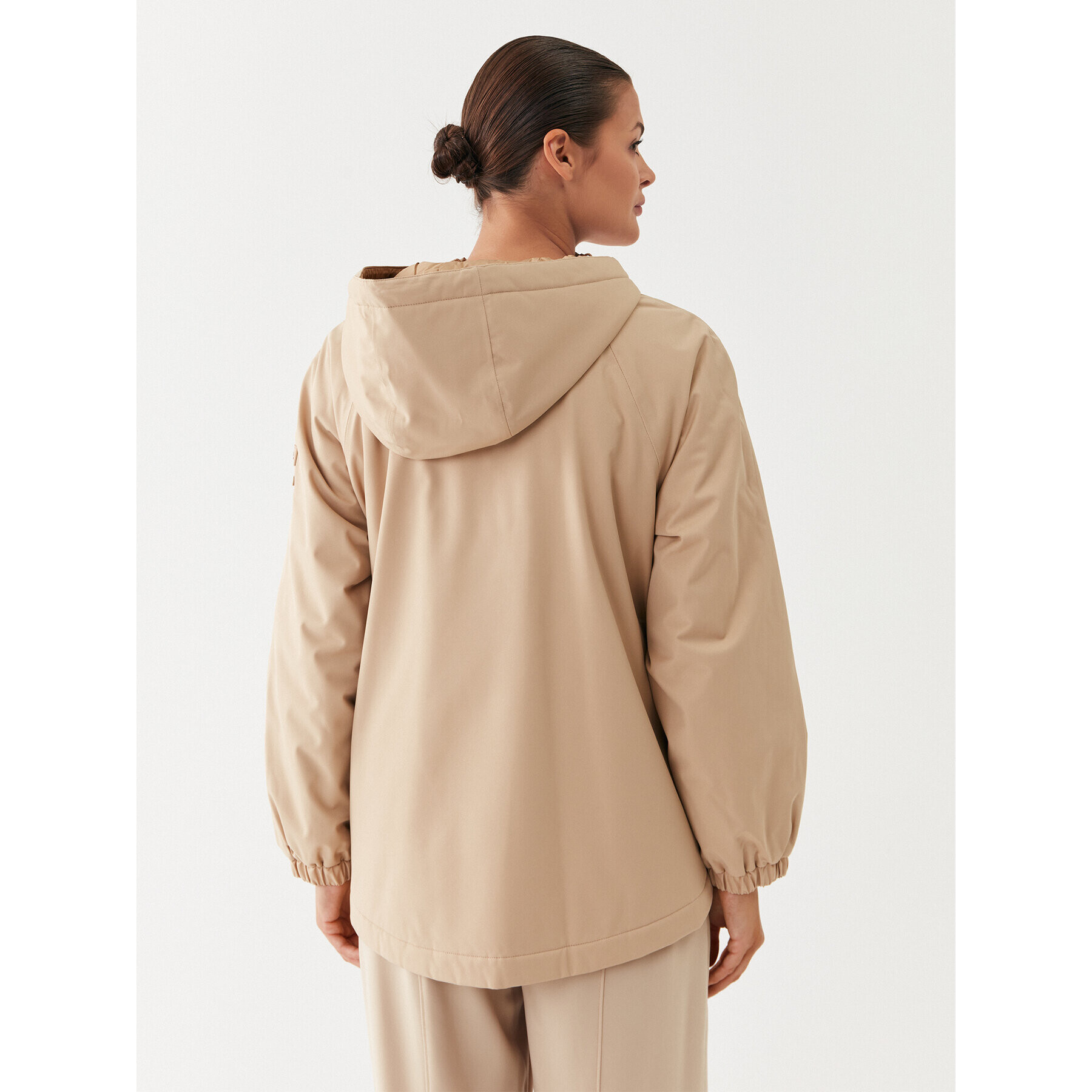 Max Mara Leisure Geacă Geode 34860126 Bej Relaxed Fit - Pled.ro