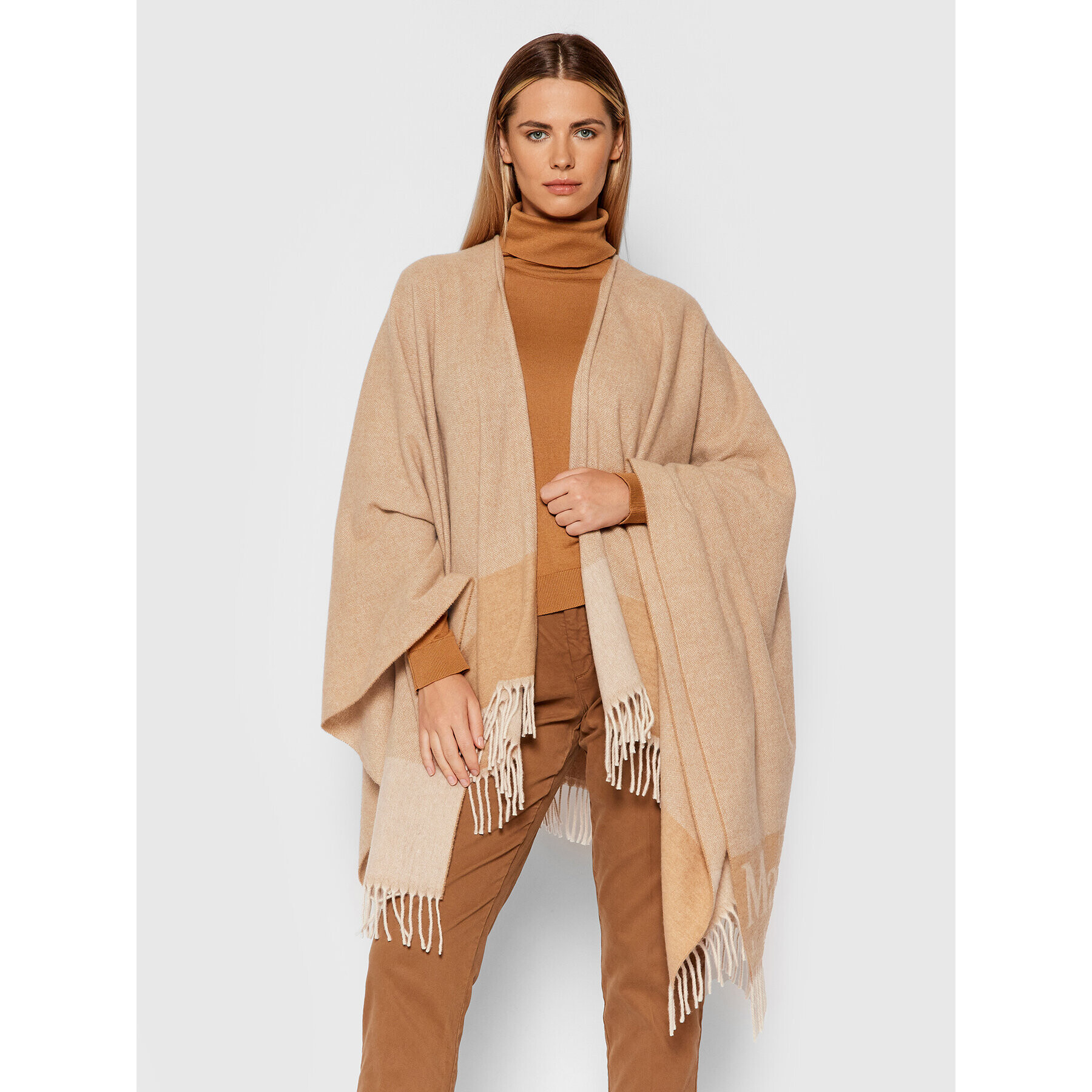 Max Mara Leisure Poncho Berma 37360116 Maro - Pled.ro