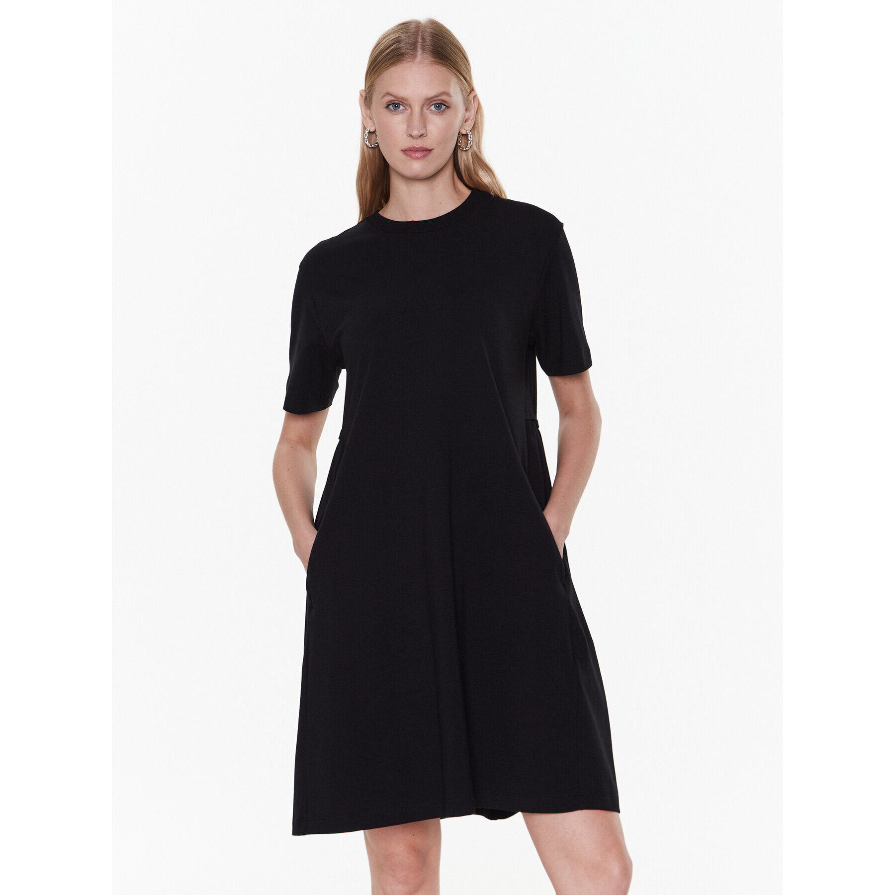 Max Mara Leisure Rochie de zi Gaspare 23362109 Negru Regular Fit - Pled.ro