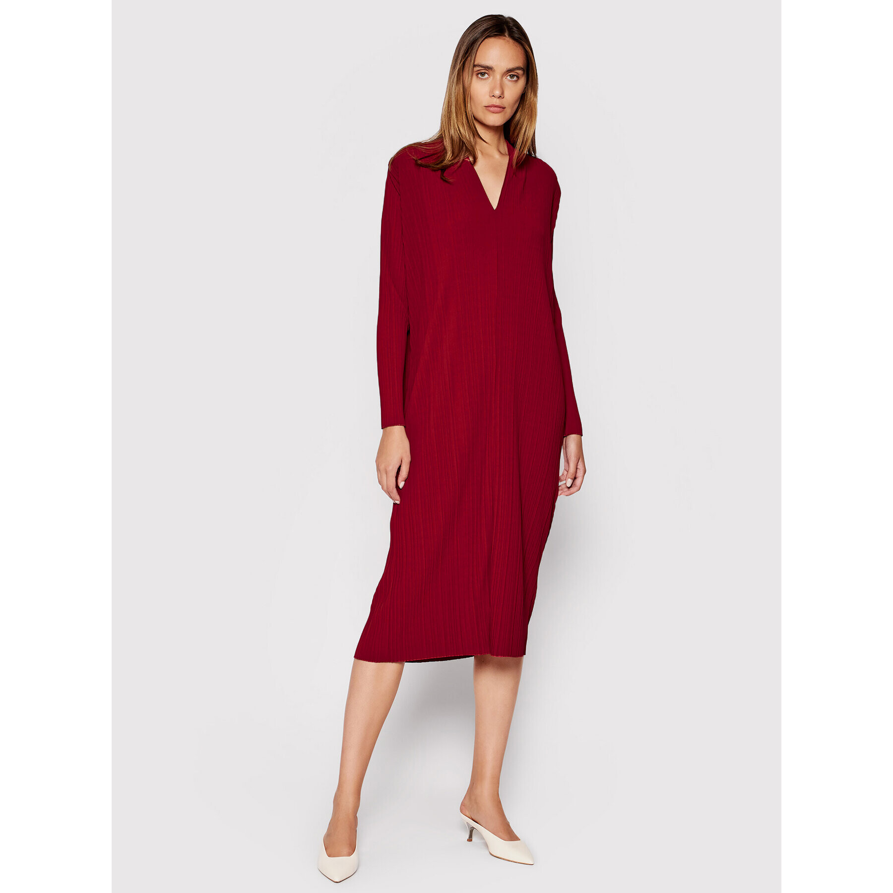 Max Mara Leisure Rochie de zi Tubo 36260116 Vișiniu Regular Fit - Pled.ro