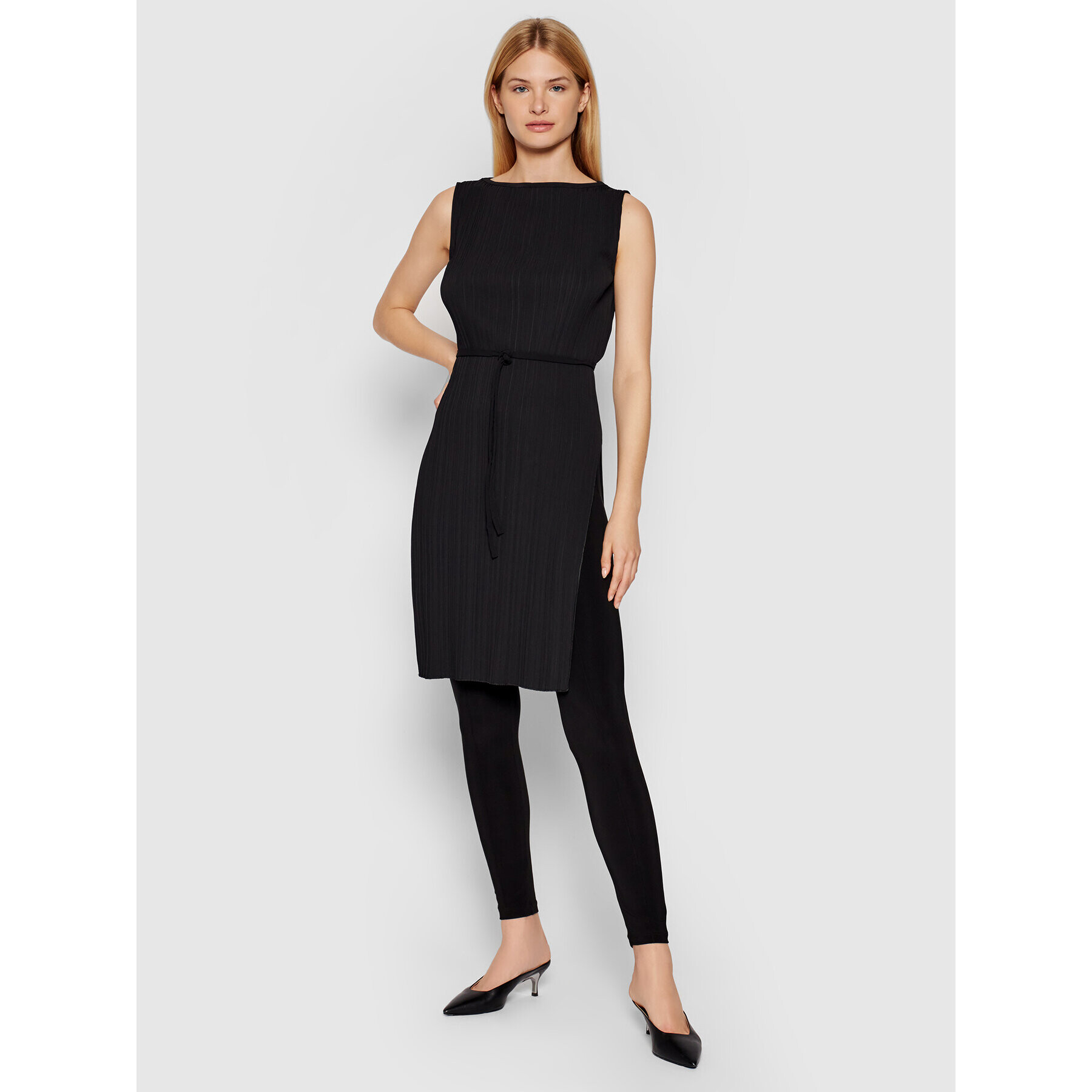 Max Mara Leisure Tunică Bacco 39460416 Negru Regular Fit - Pled.ro