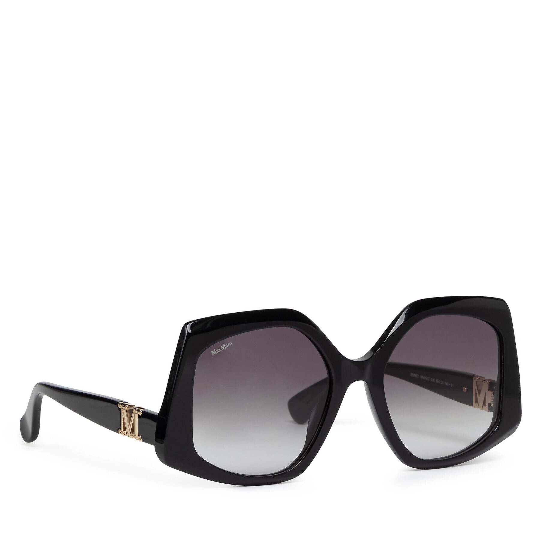 Max Mara Ochelari de soare Emme1 MM0012/S 01B Negru - Pled.ro