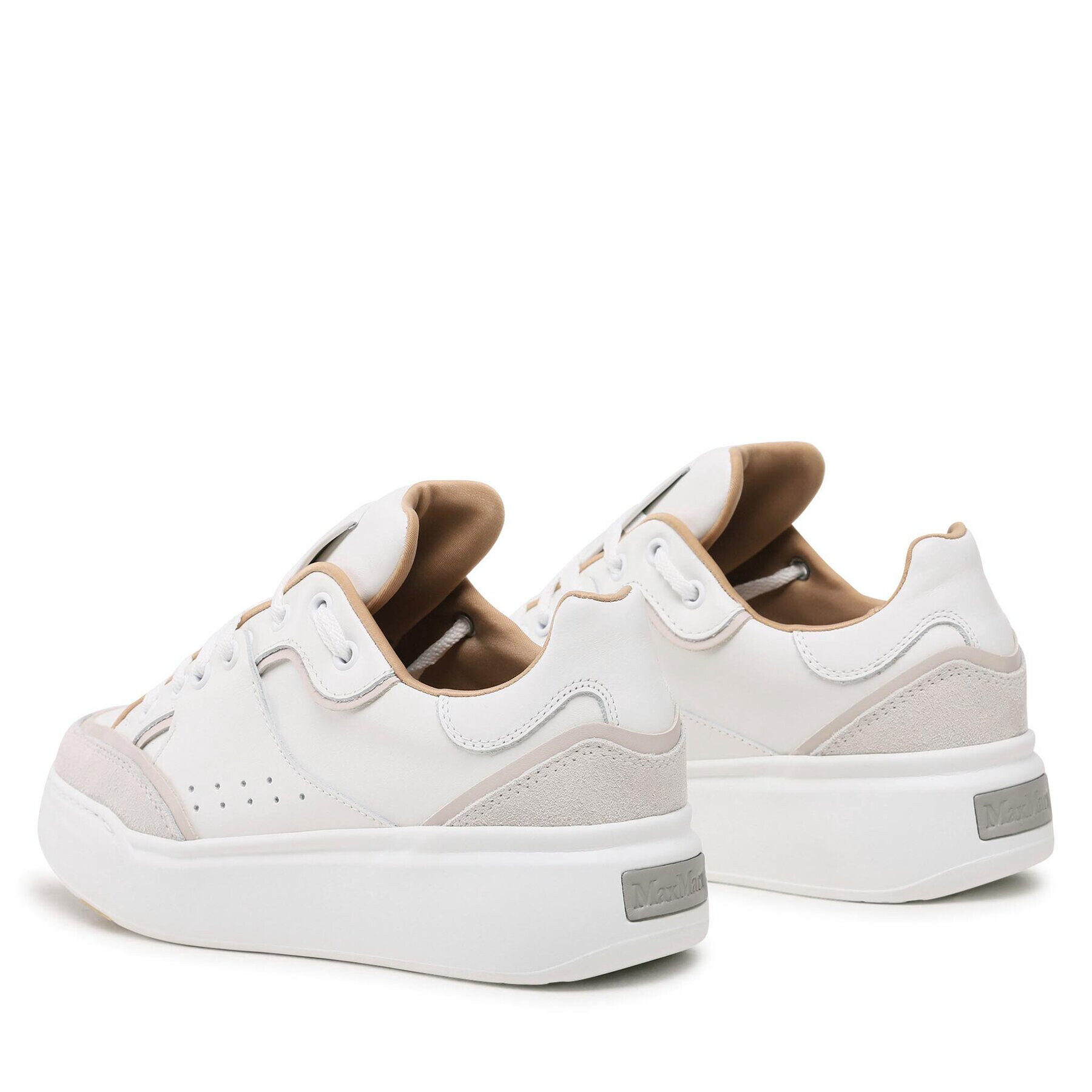 Max Mara Sneakers Maxiactive 23476609376 Alb - Pled.ro