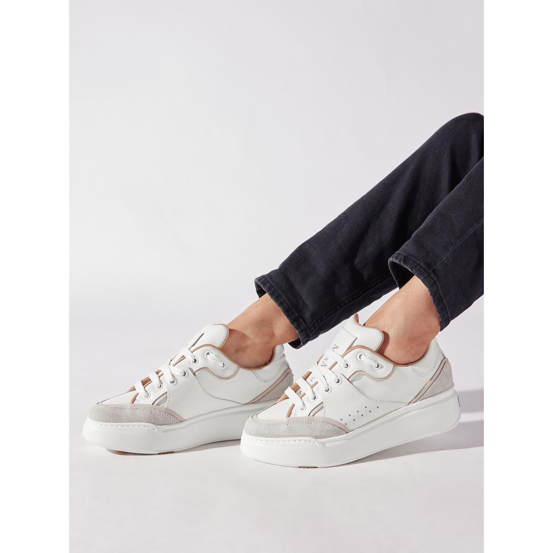 Max Mara Sneakers Maxiactive 23476609376 Alb - Pled.ro