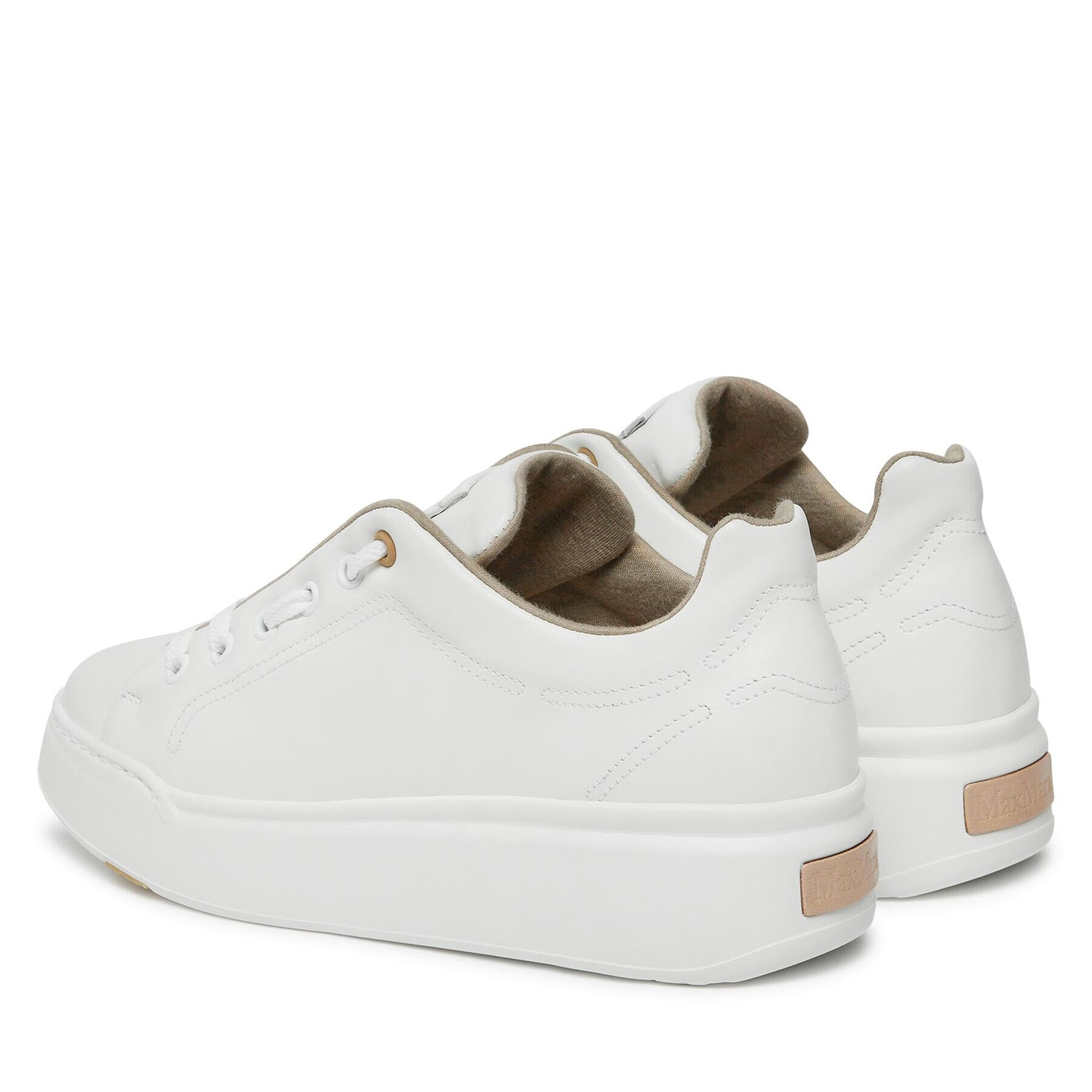 Max Mara Sneakers Maxiv 23476603336 Alb - Pled.ro