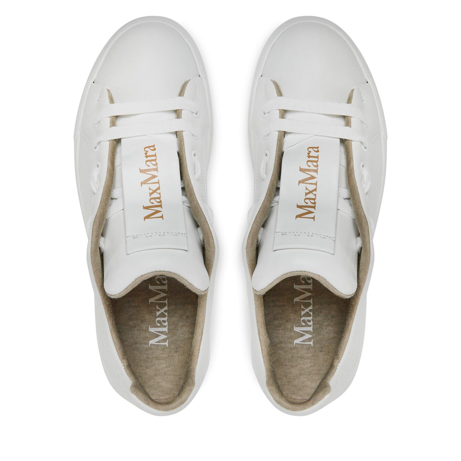 Max Mara Sneakers Maxiv 23476603336 Alb - Pled.ro