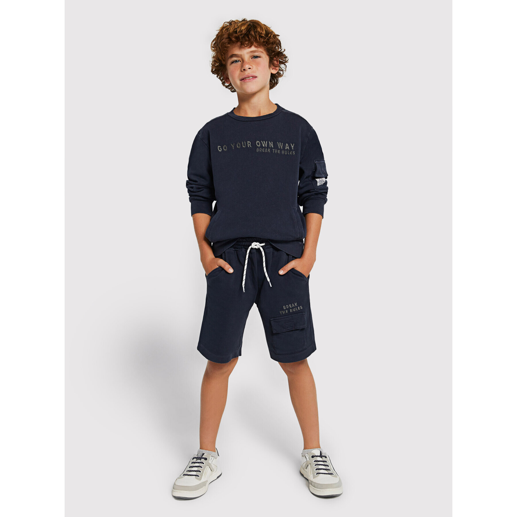 Mayoral Pantaloni scurți sport 6211 Bleumarin Regular Fit - Pled.ro