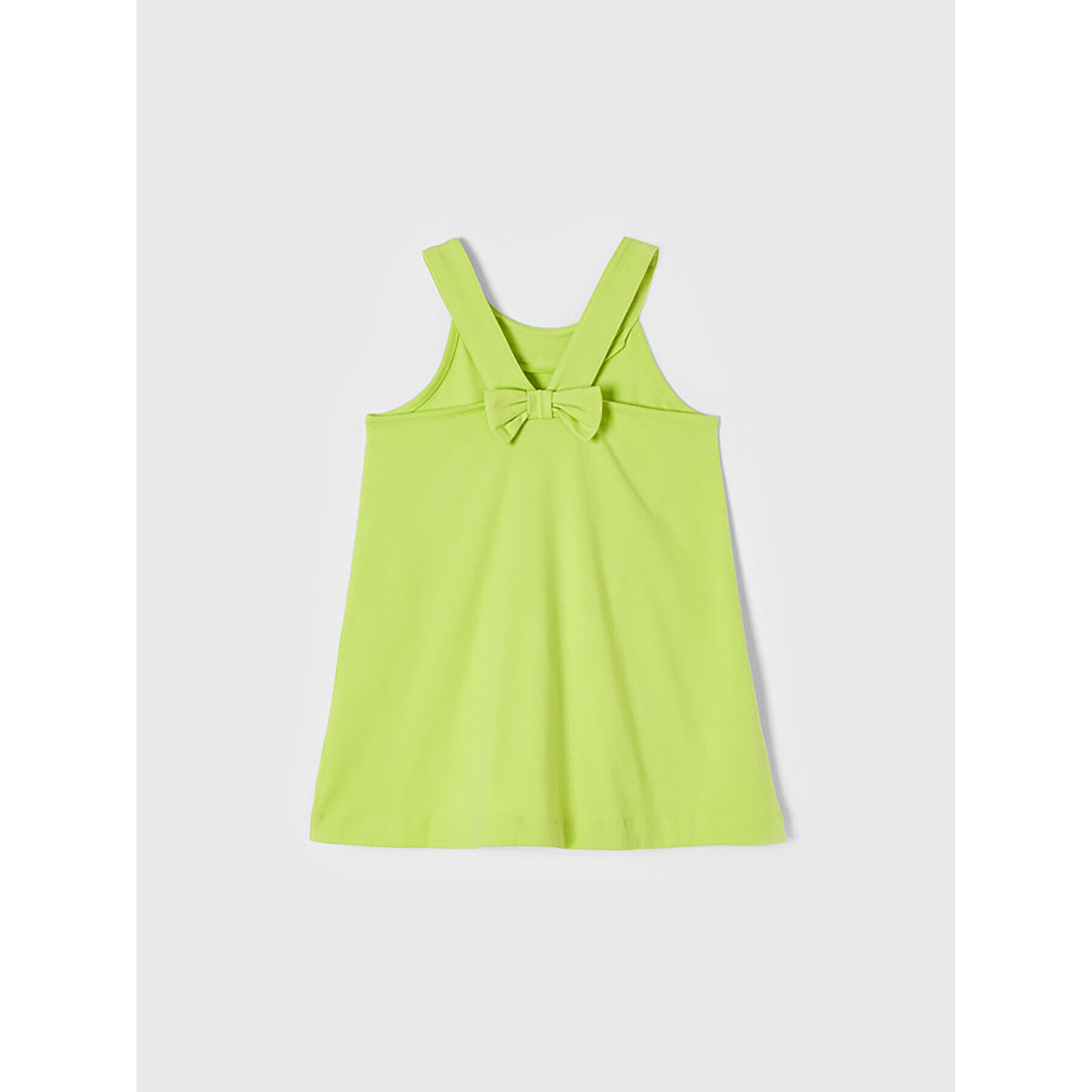 Mayoral Rochie de zi 3950 Verde Regular Fit - Pled.ro