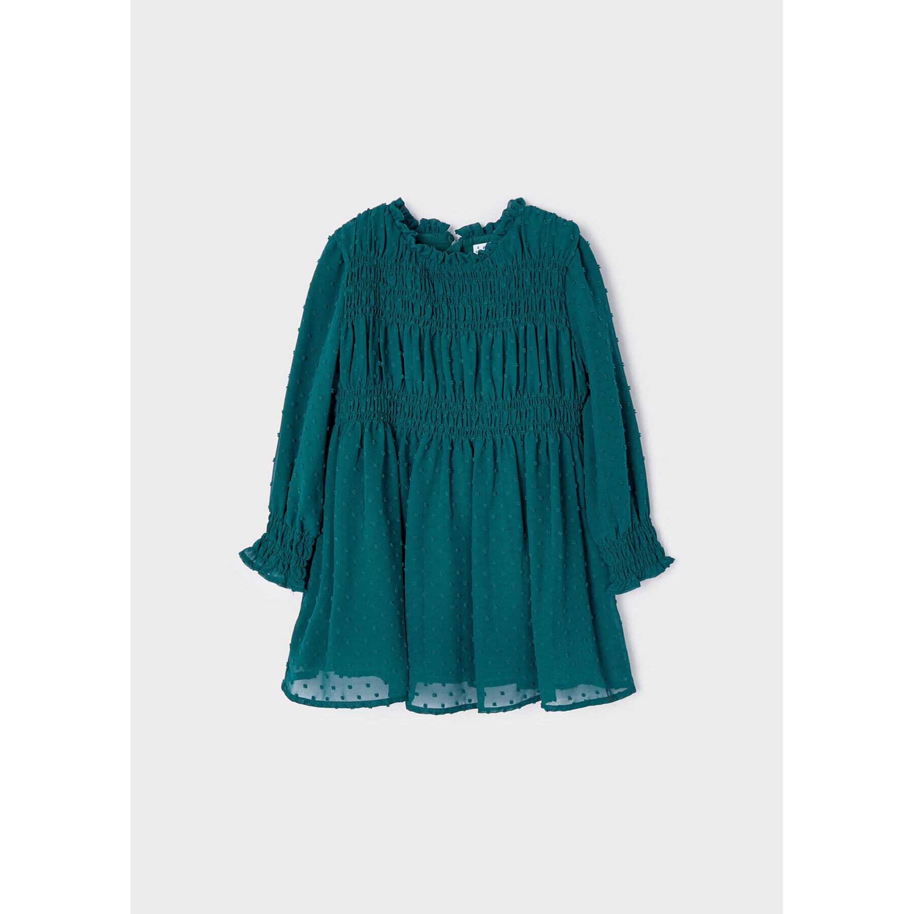 Mayoral Rochie elegantă 4960 Verde Regular Fit - Pled.ro