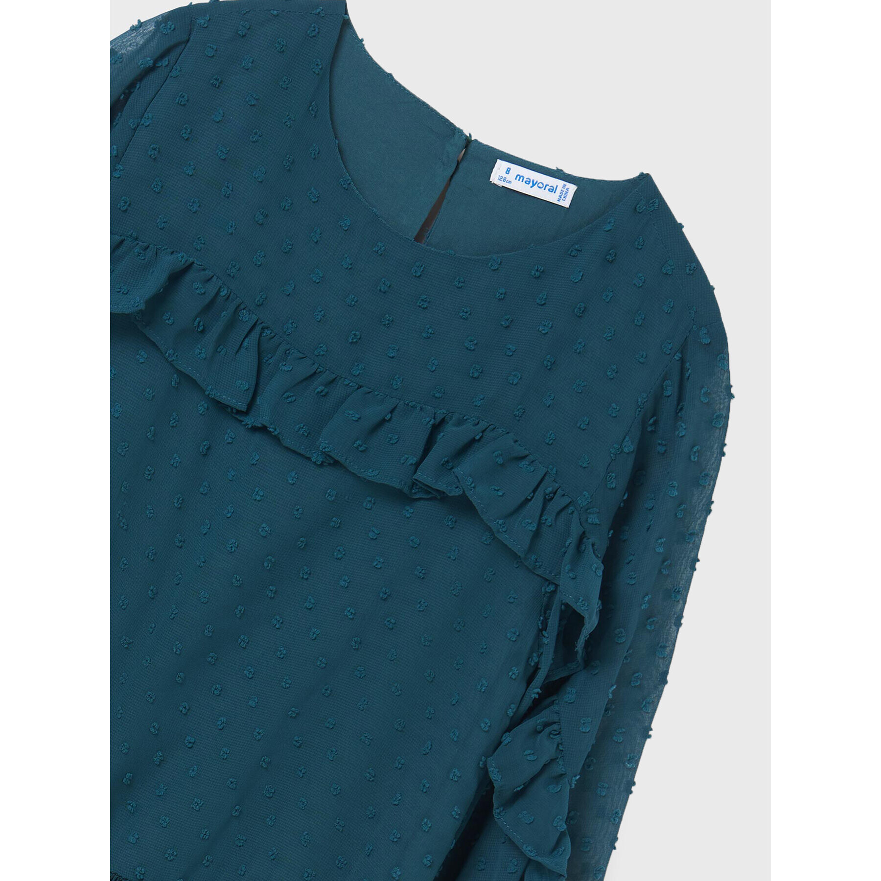 Mayoral Rochie elegantă 7935 Verde Regular Fit - Pled.ro