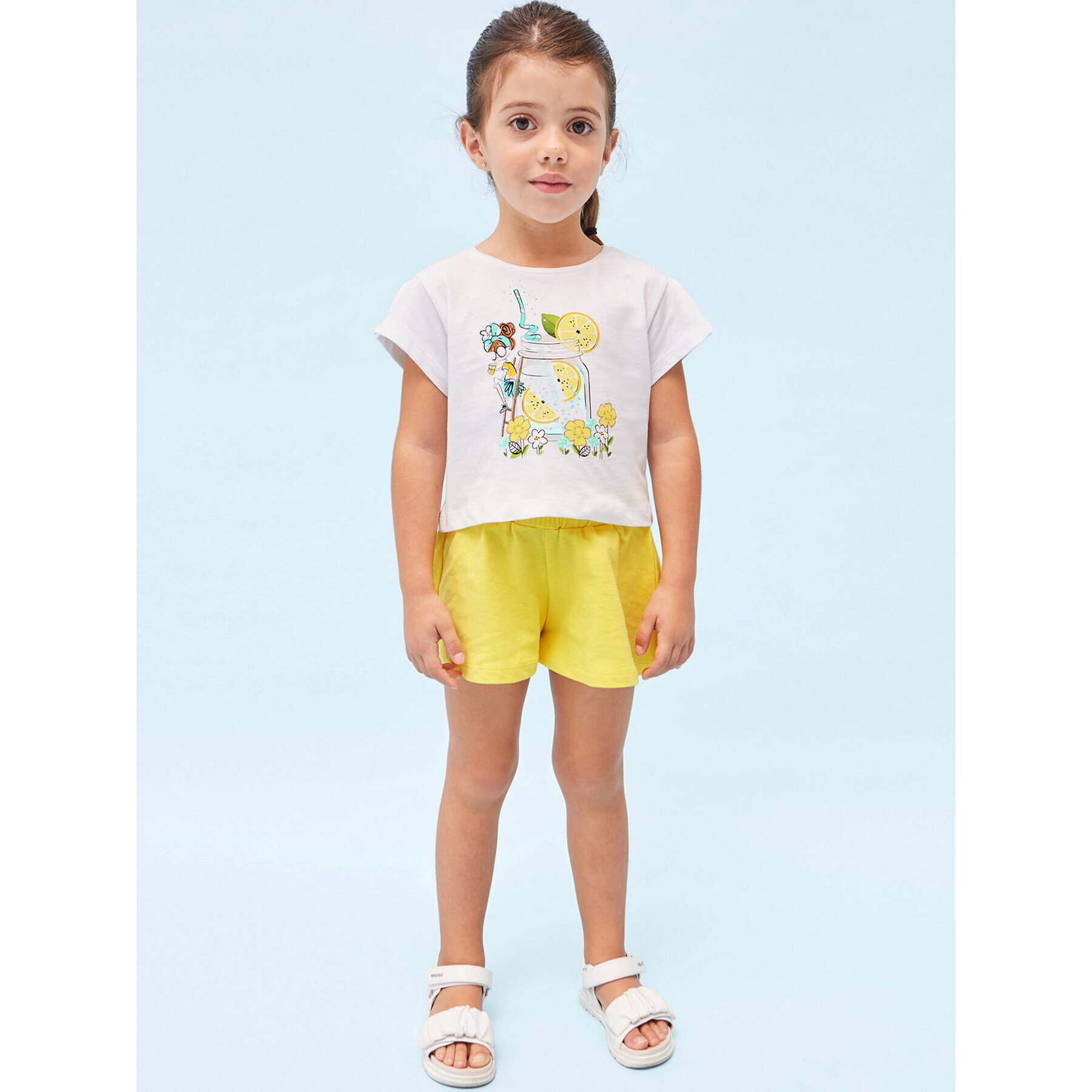 Mayoral Set tricou și pantaloni scurți sport 3213 Colorat Regular Fit - Pled.ro