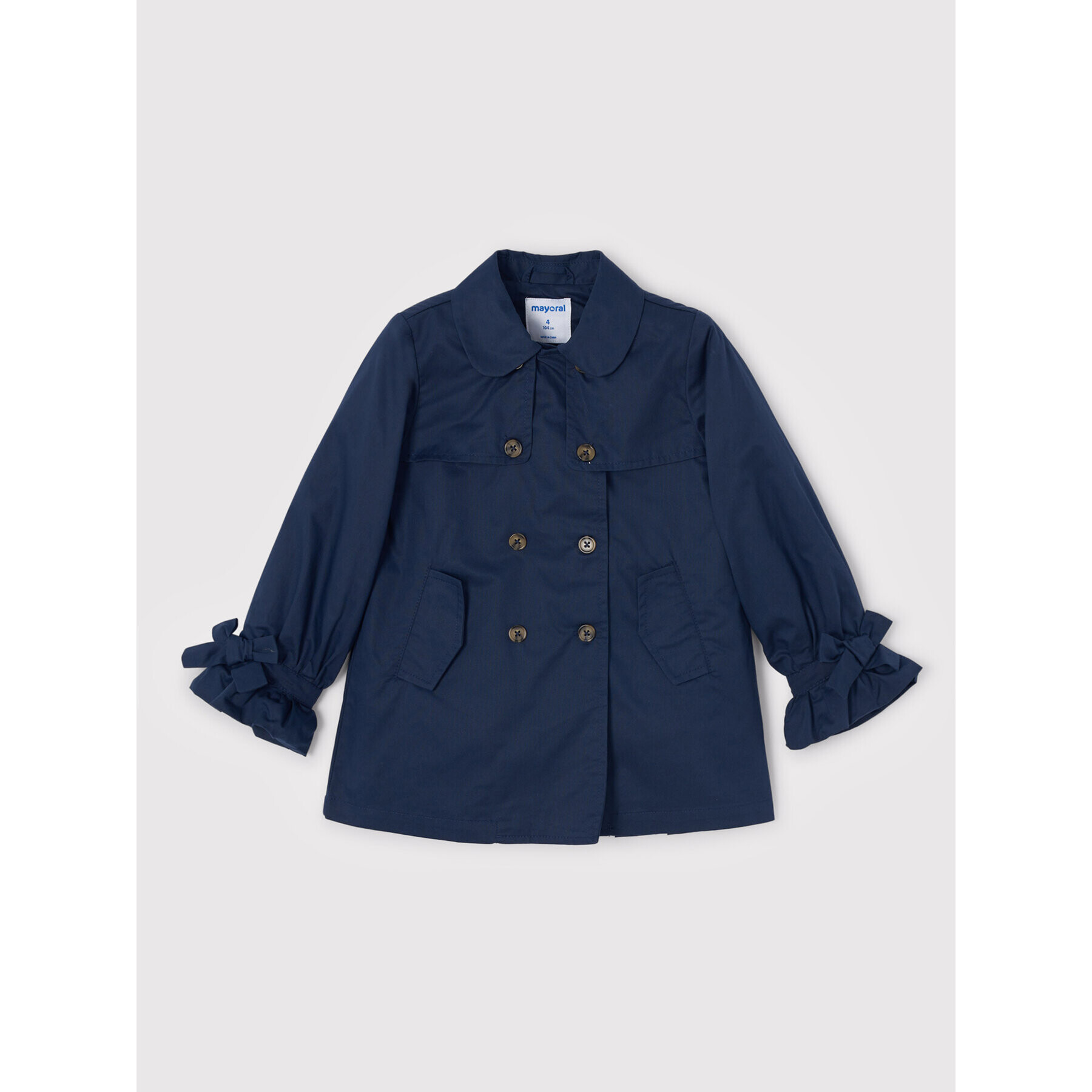 Mayoral Trench 3434 Bleumarin Regular Fit - Pled.ro