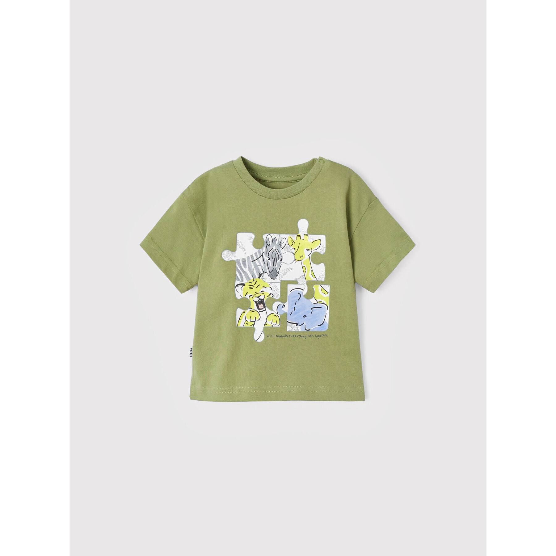 Mayoral Tricou 1013 Verde Regular Fit - Pled.ro