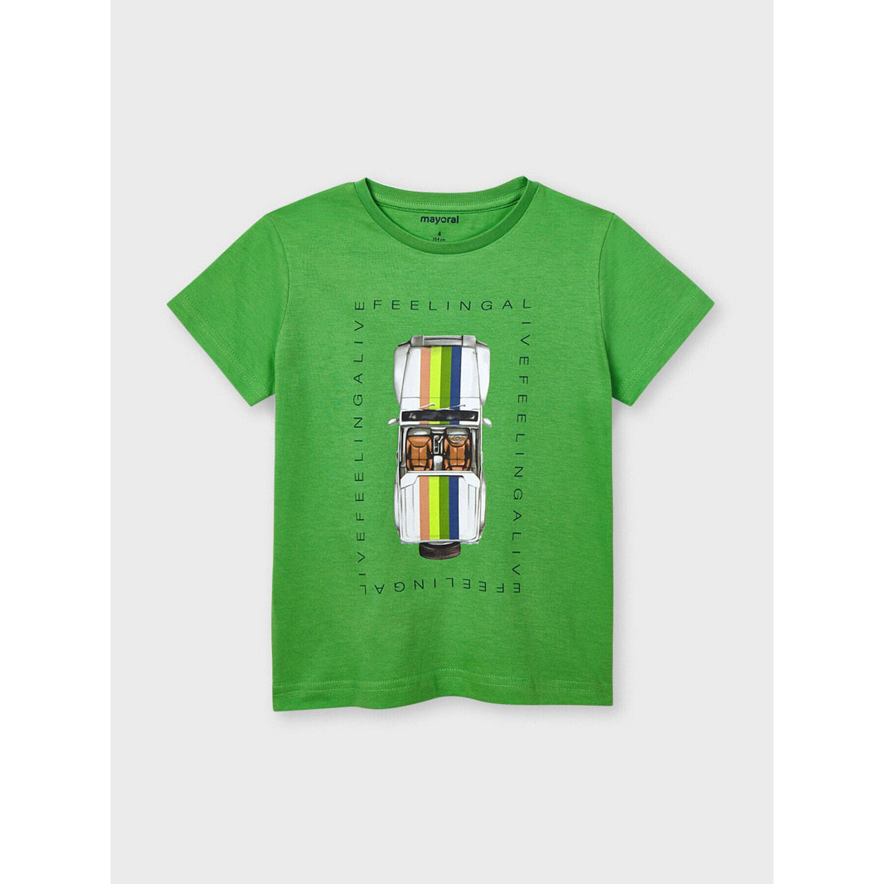 Mayoral Tricou 3039 Verde Regular Fit - Pled.ro