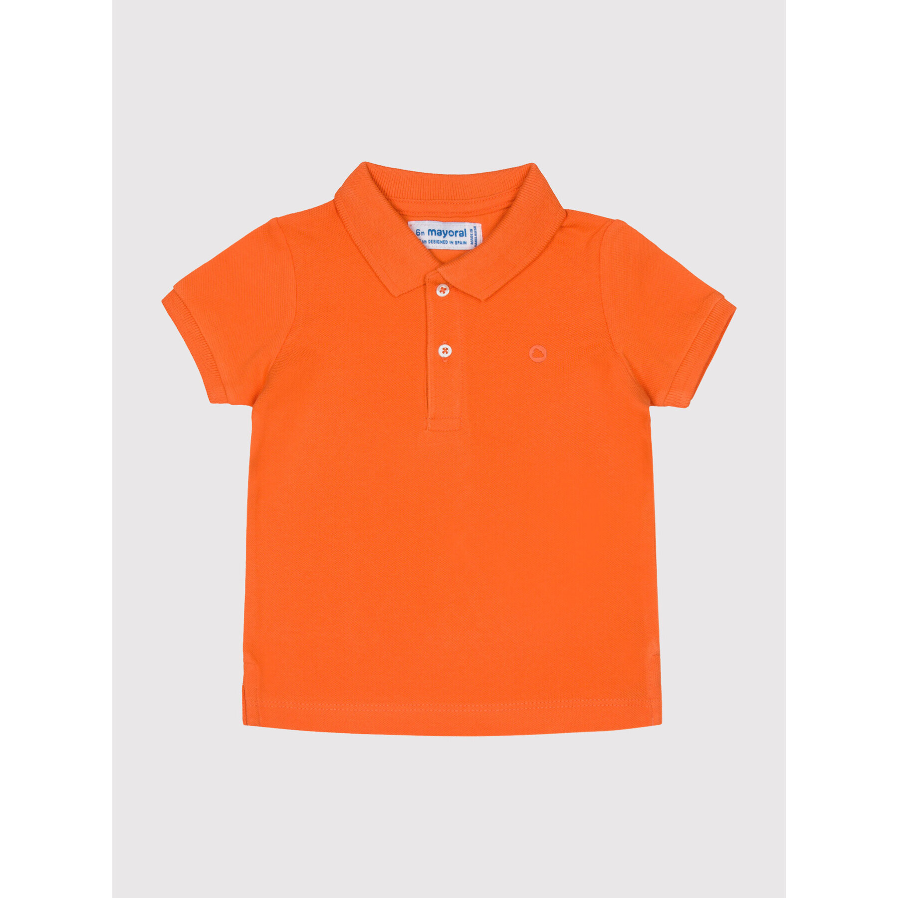 Mayoral Tricou polo 102 Portocaliu Regular Fit - Pled.ro