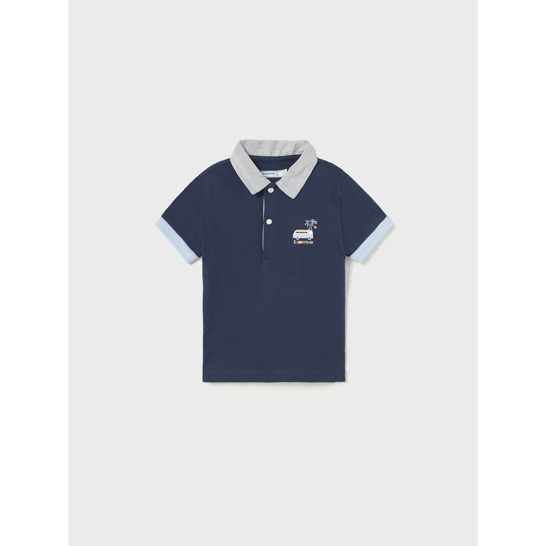 Mayoral Tricou polo 1104 Bleumarin Regular Fit - Pled.ro