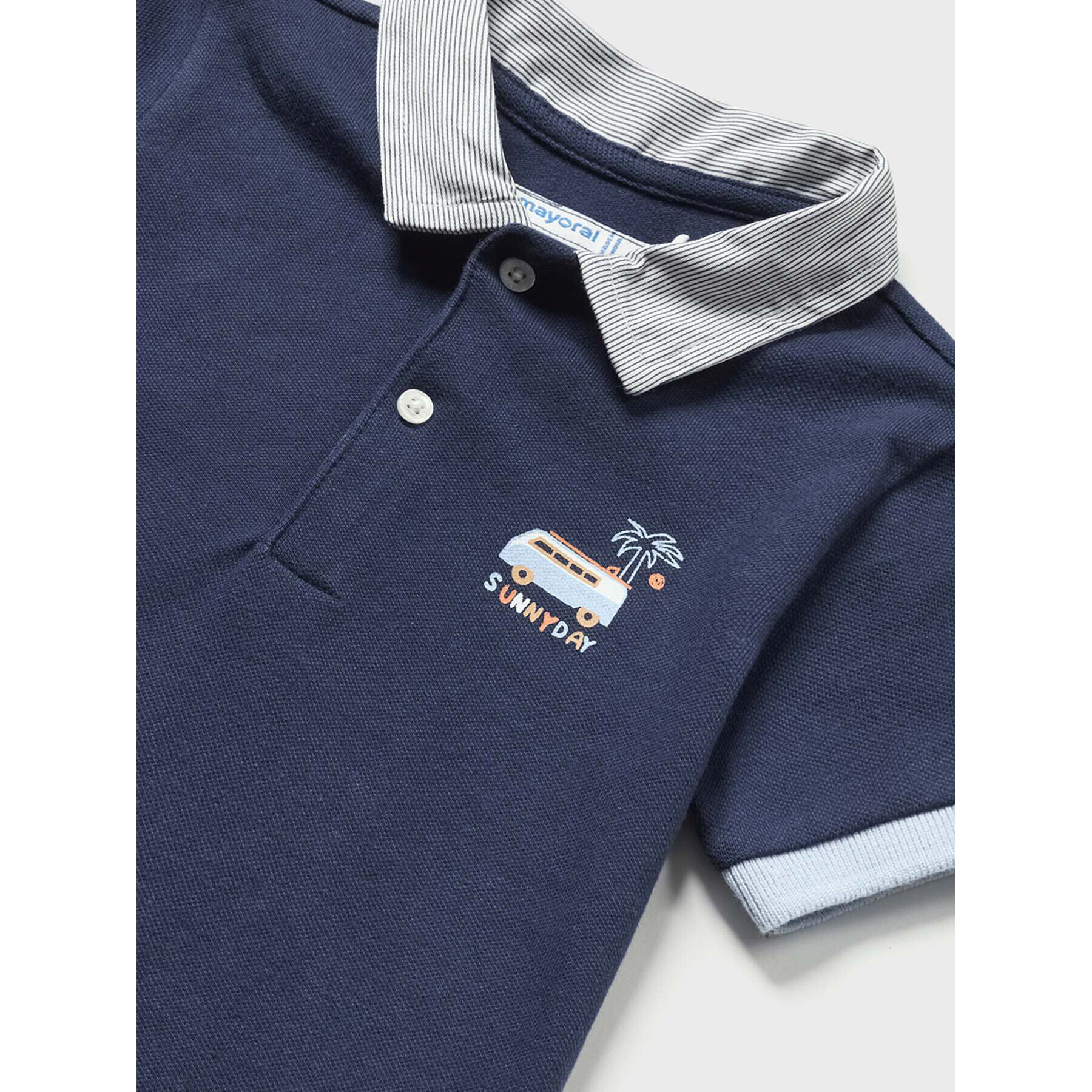 Mayoral Tricou polo 1104 Bleumarin Regular Fit - Pled.ro