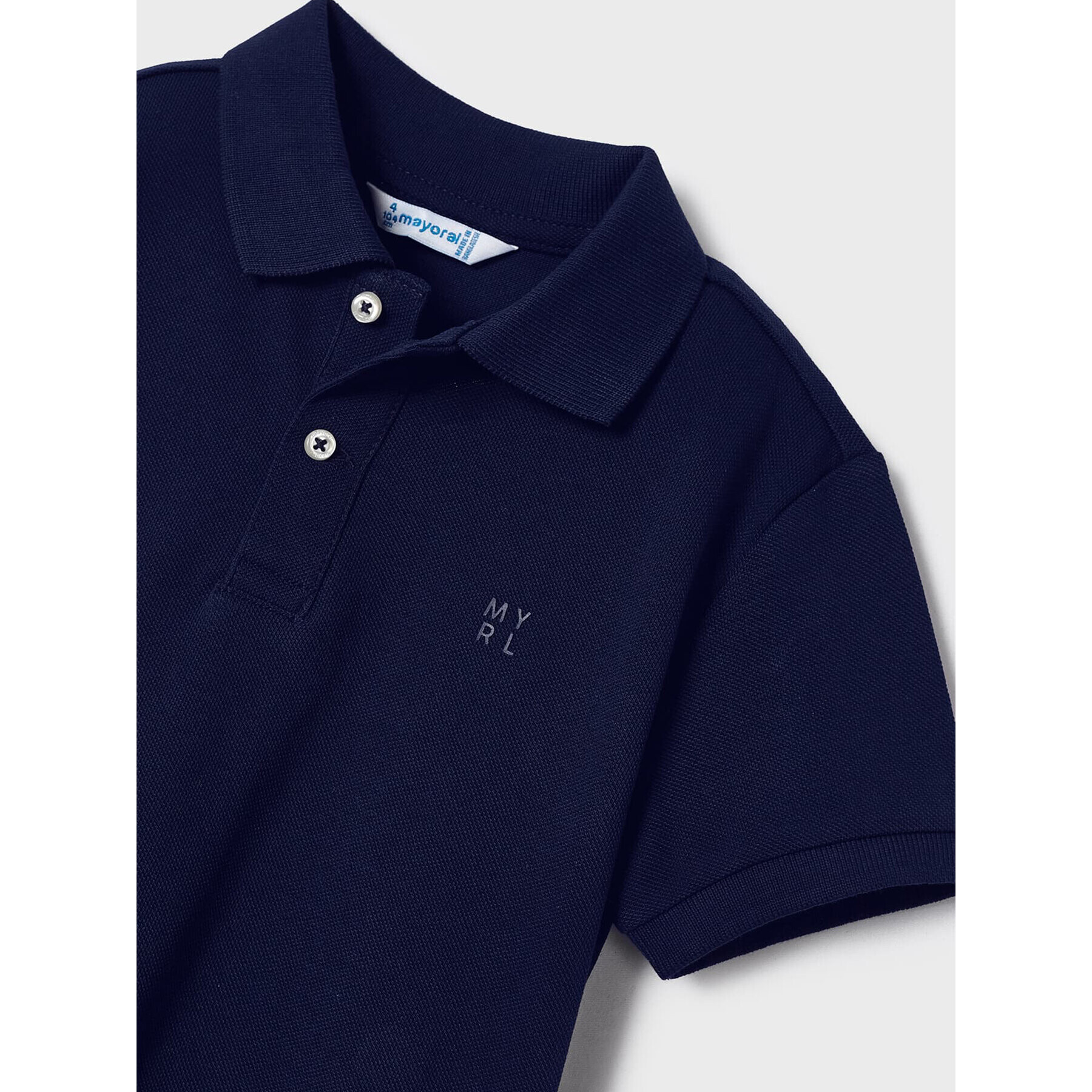 Mayoral Tricou polo 150 Bleumarin Regular Fit - Pled.ro