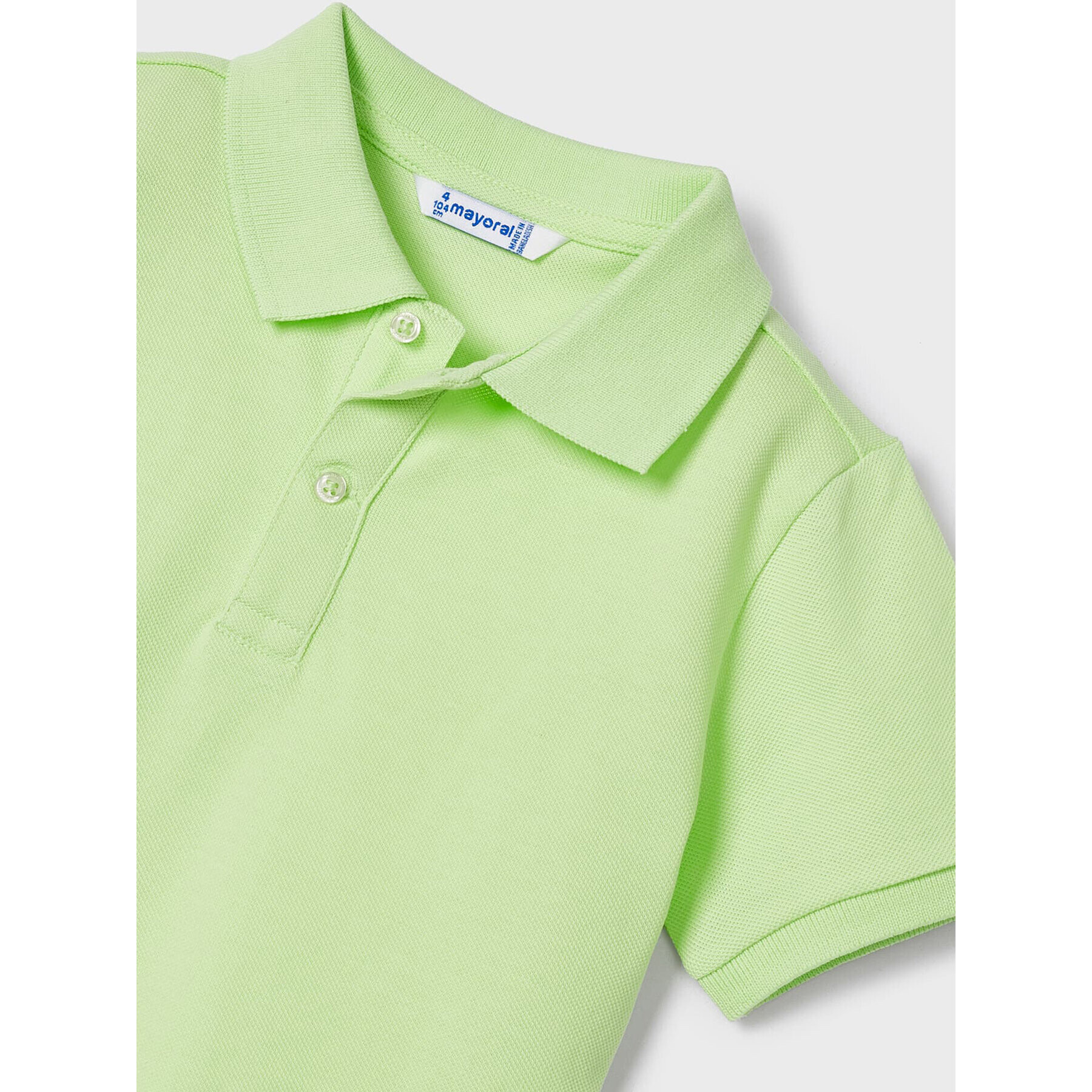 Mayoral Tricou polo 150 Verde Regular Fit - Pled.ro