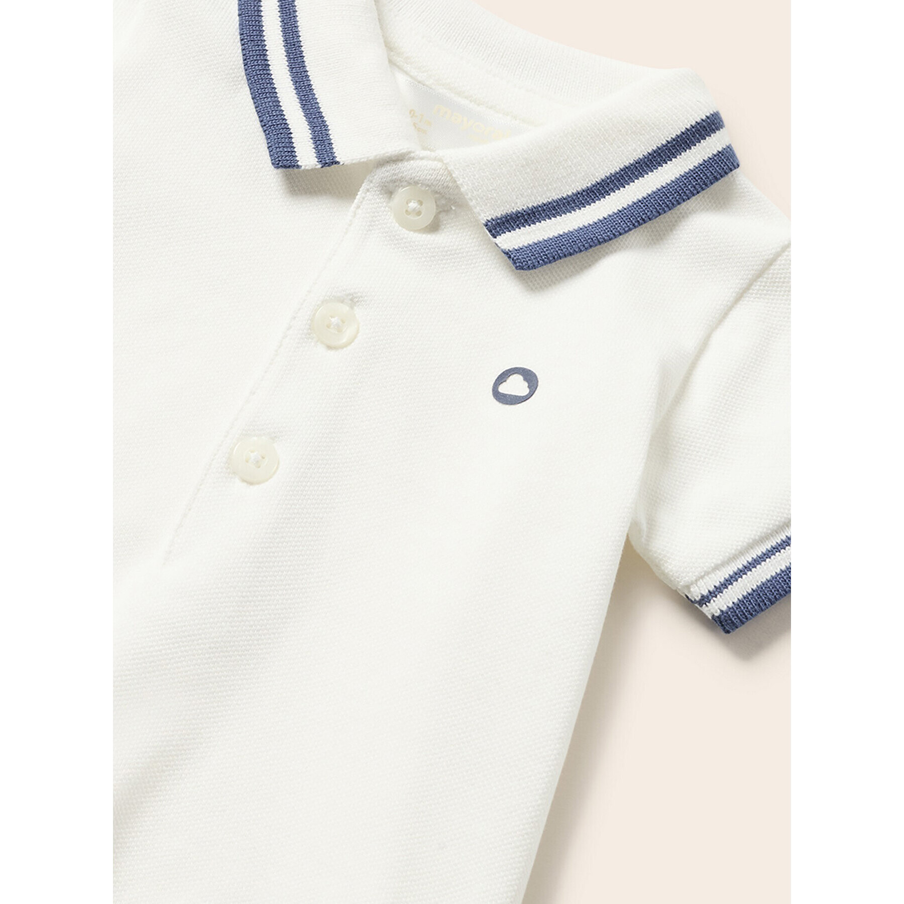 Mayoral Tricou polo 190 Alb - Pled.ro