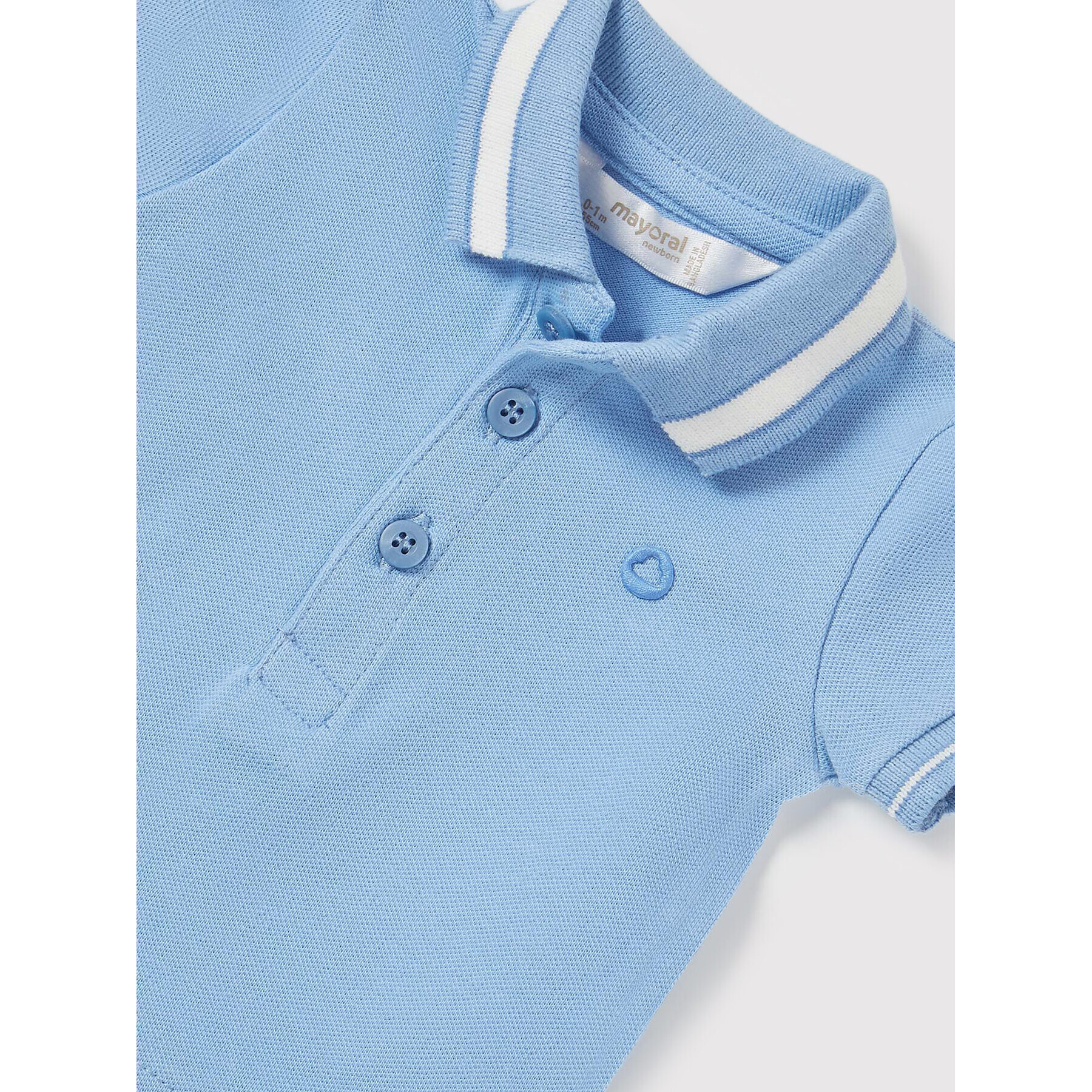 Mayoral Tricou polo 190 Albastru Regular Fit - Pled.ro