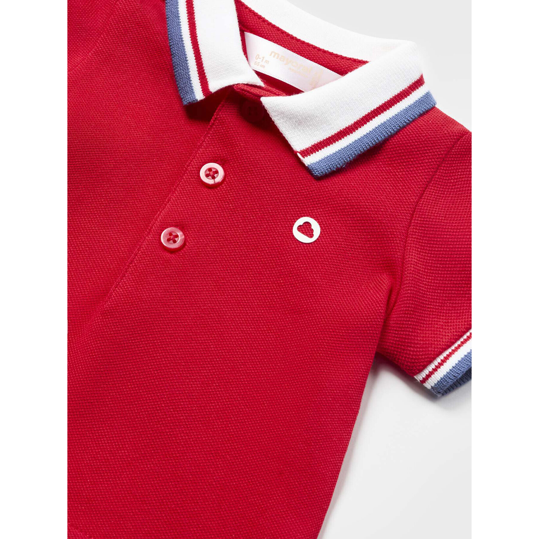 Mayoral Tricou polo 190 Roșu Regular Fit - Pled.ro