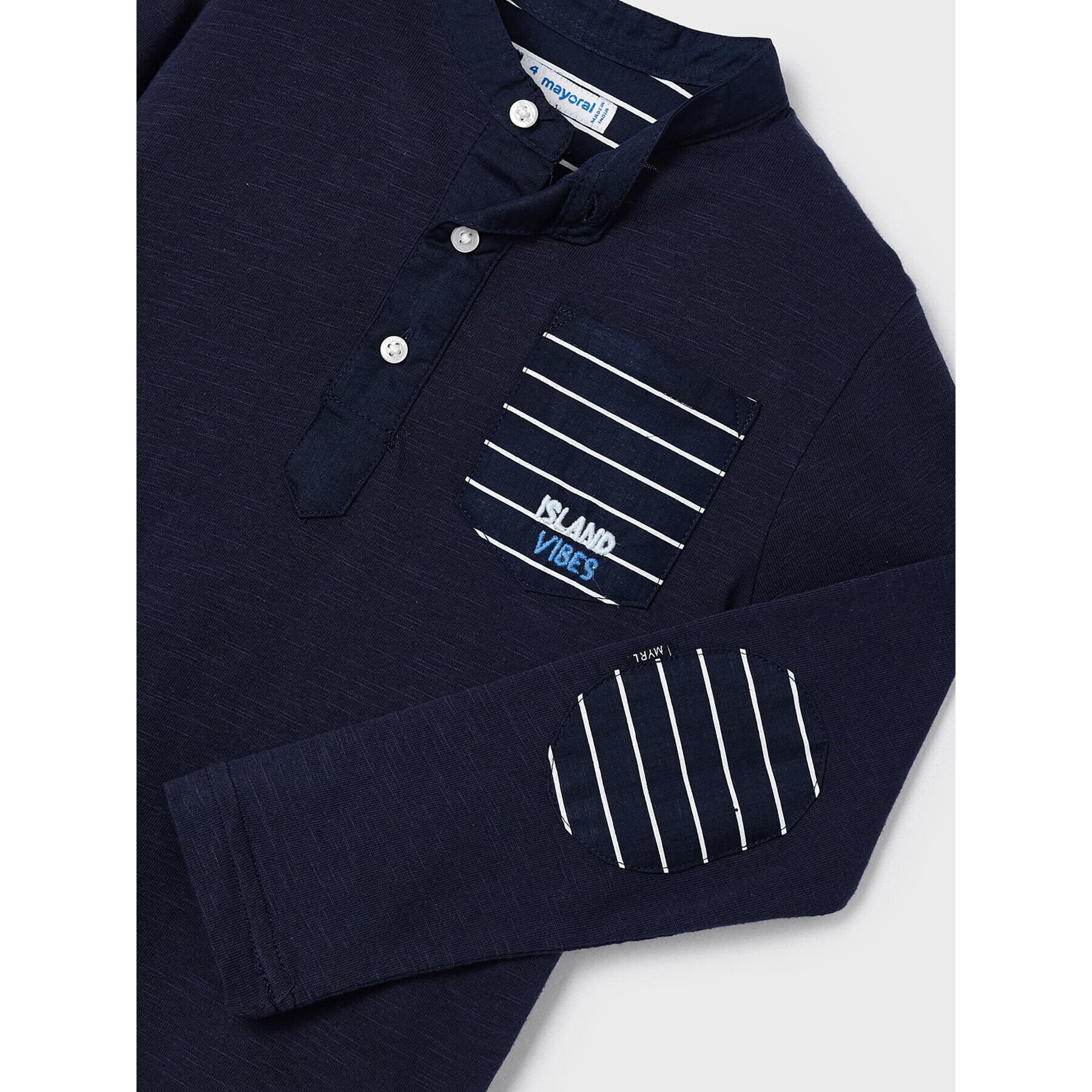 Mayoral Tricou polo 3158 Bleumarin Regular Fit - Pled.ro