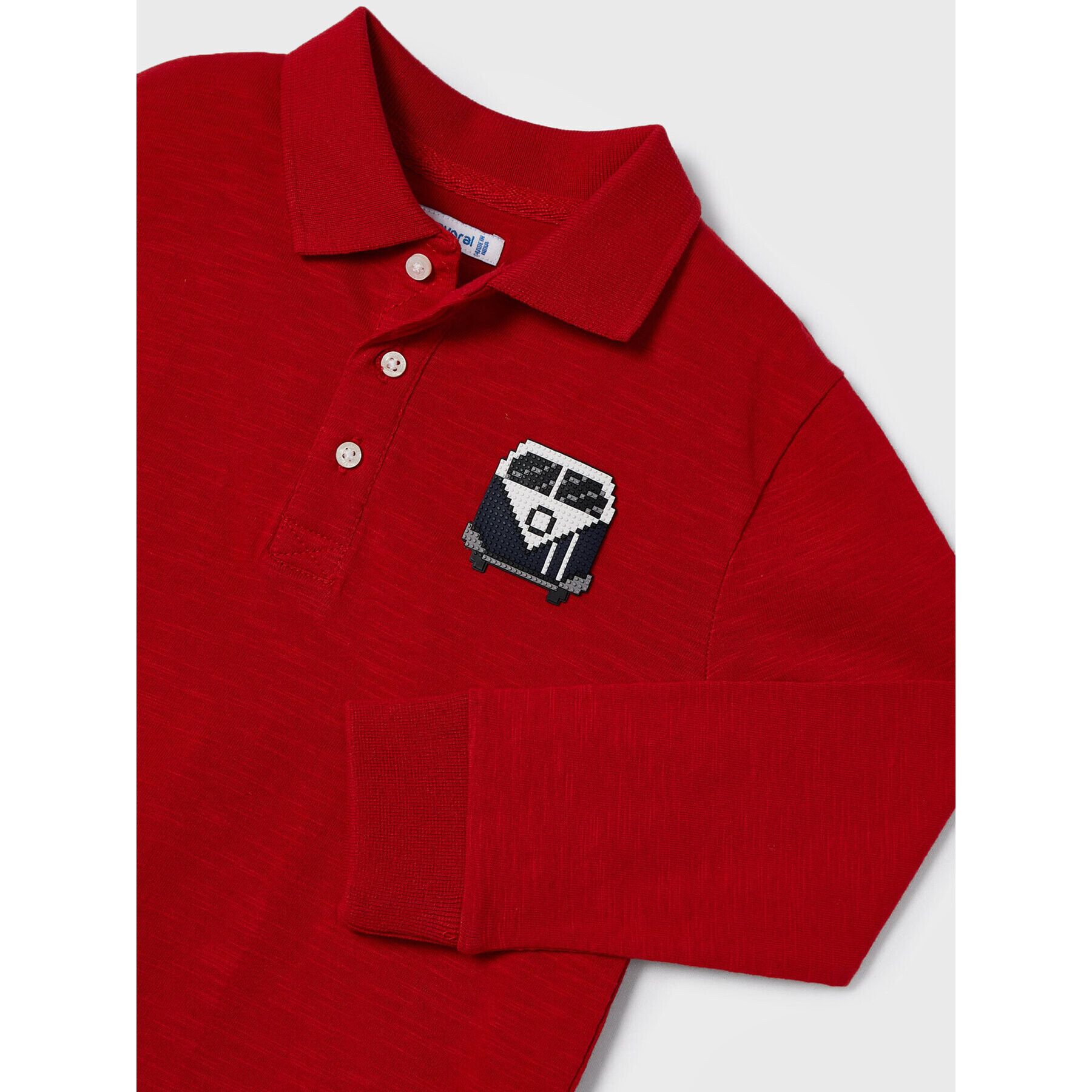 Mayoral Tricou polo 4177 Roșu Regular Fit - Pled.ro