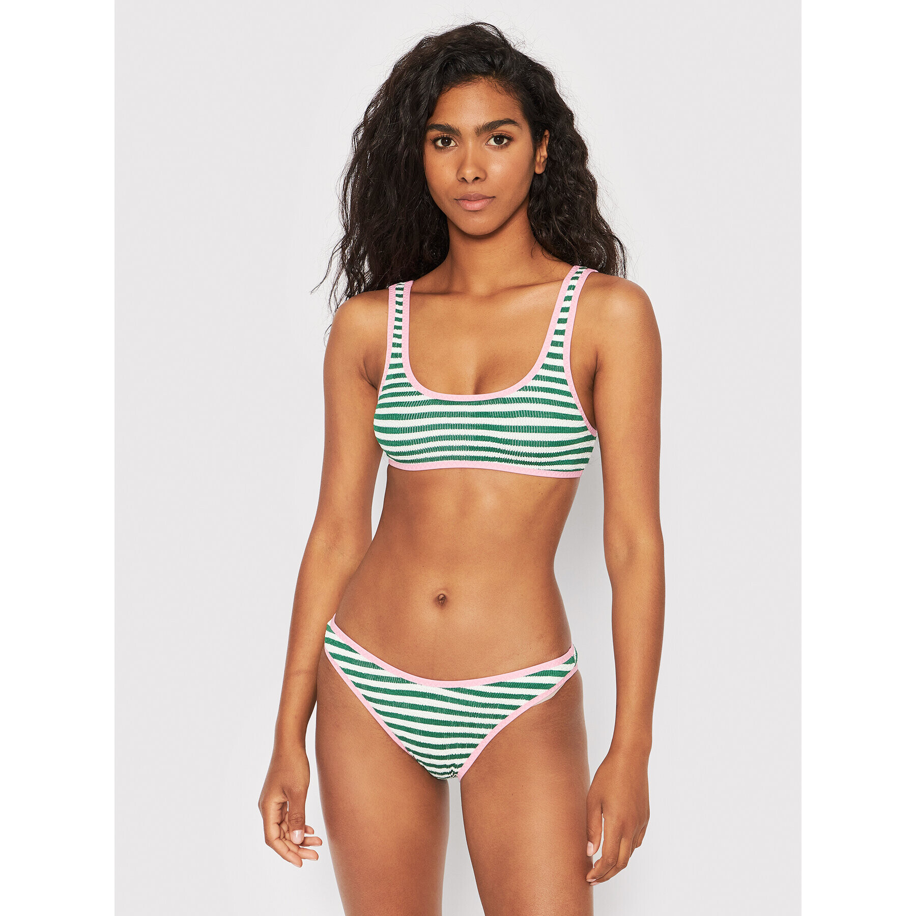 MC2 Saint Barth Bikini partea de jos Elise ELI0004 00121B Verde - Pled.ro